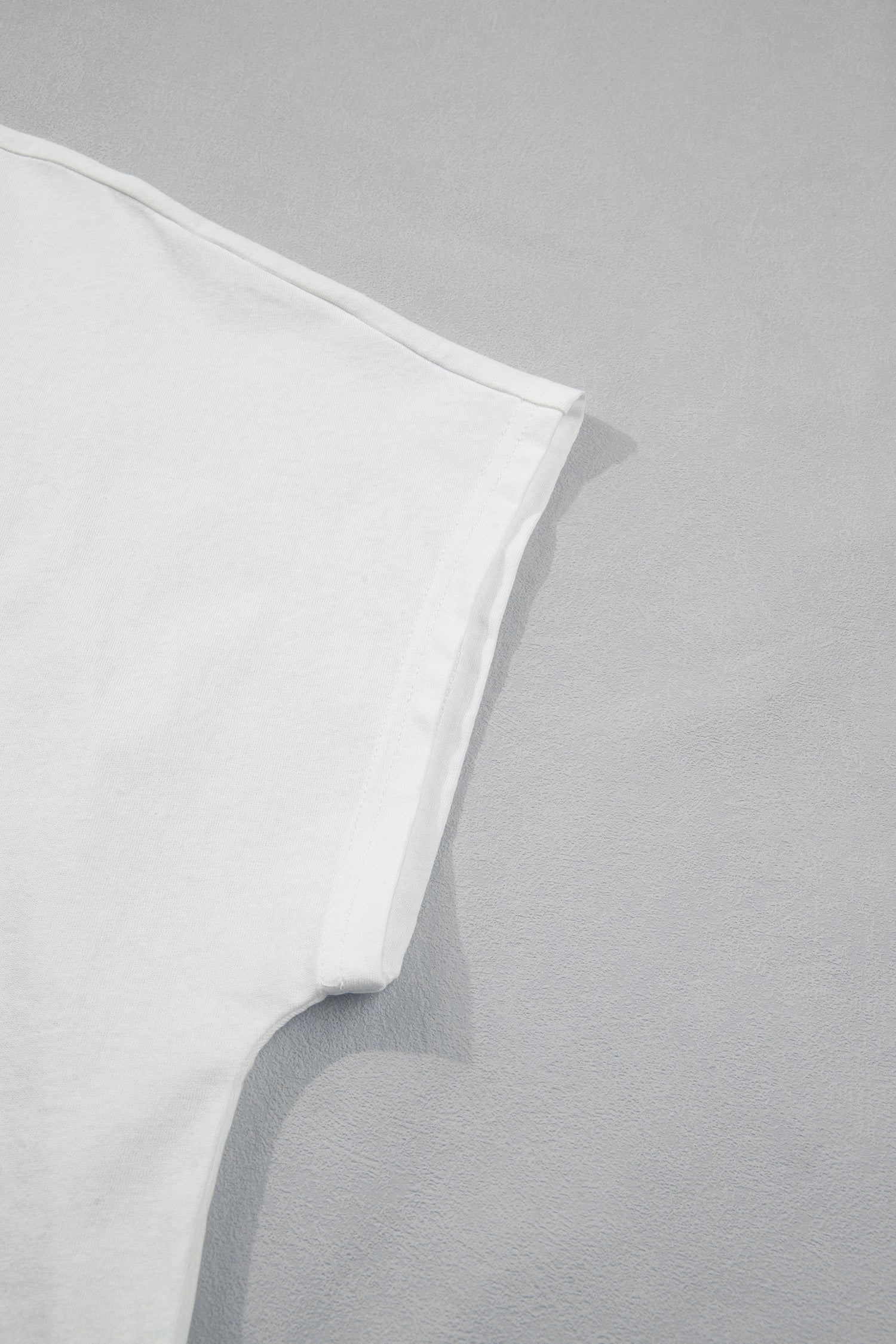 White Plus Size Leopard Bow Embroidered Patch Casual T Shirt-Plus Size/Plus Size Tops/Plus Size Tops & Tees-[Adult]-[Female]-2022 Online Blue Zone Planet