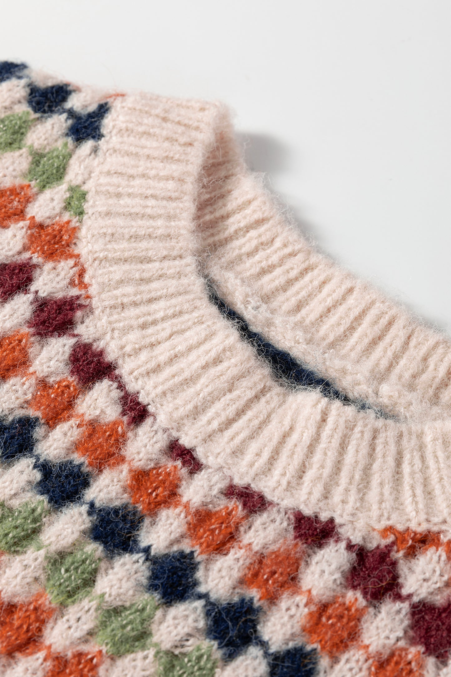 Multicolour Dotty Striped Pattern Knit Drop Shoulder Sweater-TOPS / DRESSES-[Adult]-[Female]-2022 Online Blue Zone Planet