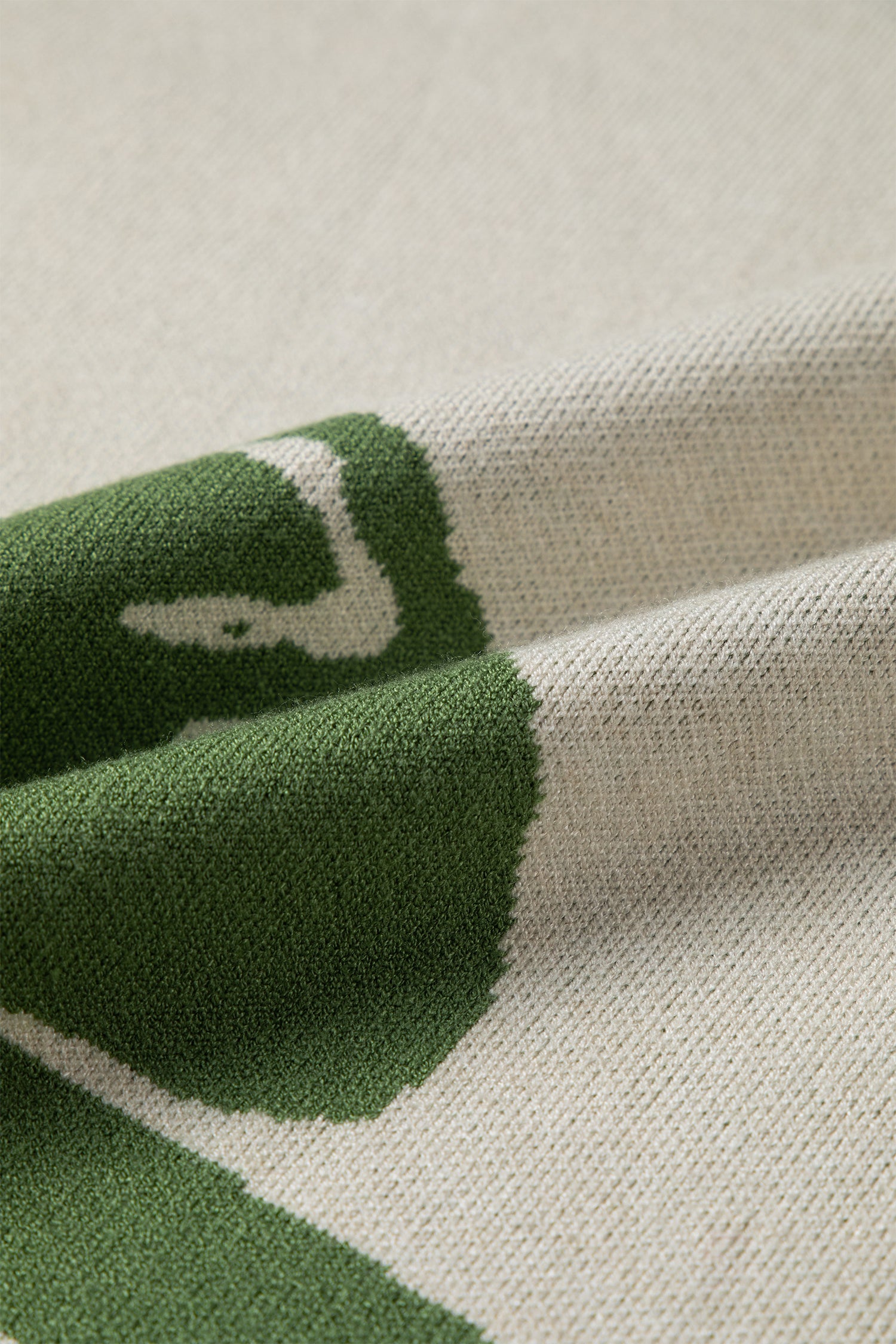 Green Bold Flower Pattern Wide Sleeve Baggy Sweater-TOPS / DRESSES-[Adult]-[Female]-2022 Online Blue Zone Planet