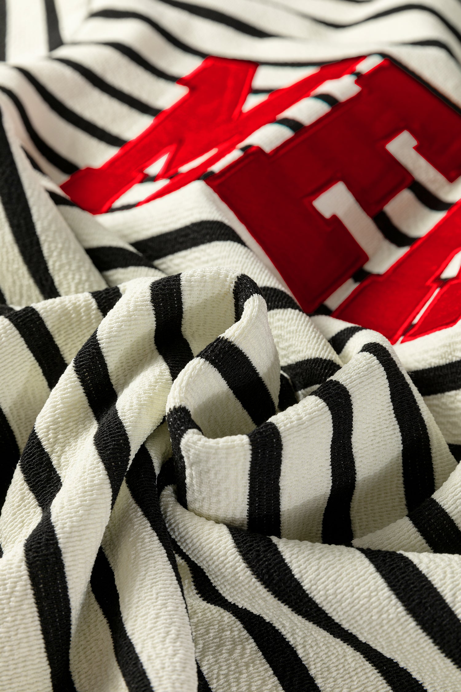 White Stripe Contrast MERRY Letter Christmas Print Drop Shoulder Sweatshirt-Tops/Sweatshirts & Hoodies-[Adult]-[Female]-2022 Online Blue Zone Planet