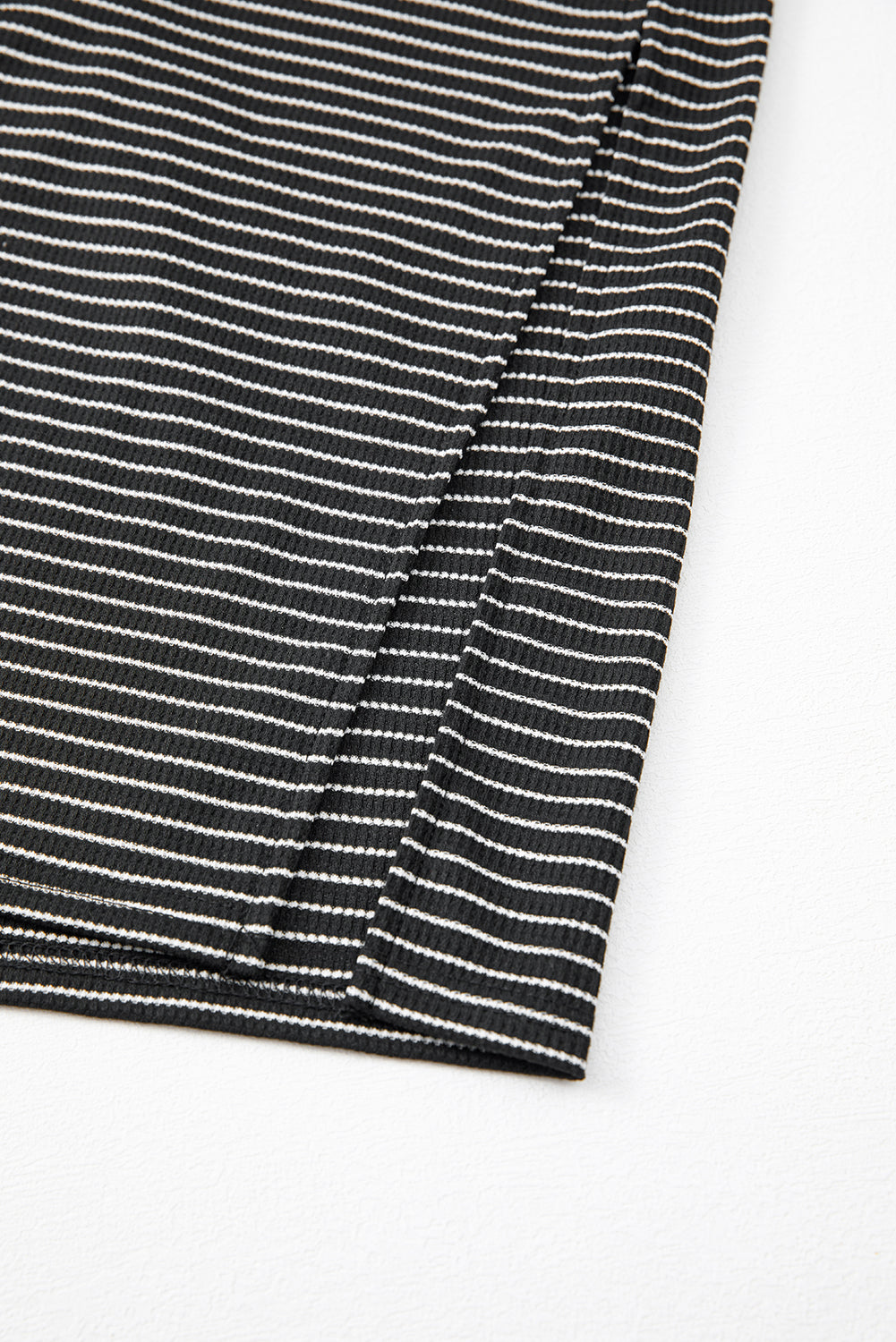 Black Stripe Criss Cross Side Slits Slim Fit Sleeveless Midi Dress-Dresses/Midi Dresses-[Adult]-[Female]-2022 Online Blue Zone Planet