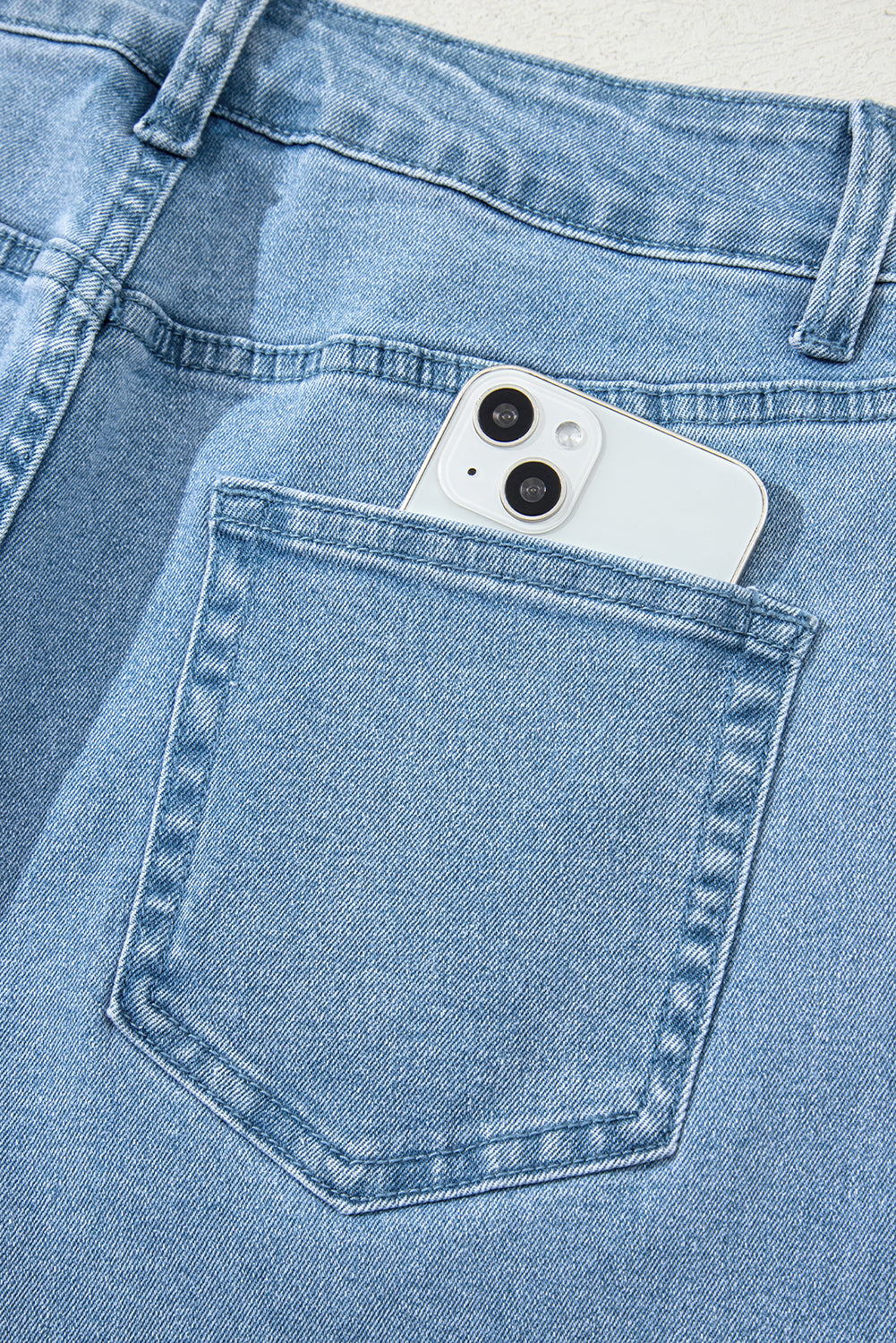 Myosotis Acid Washed High Rise Cropped Wide Leg Jeans-Bottoms/Jeans-[Adult]-[Female]-2022 Online Blue Zone Planet