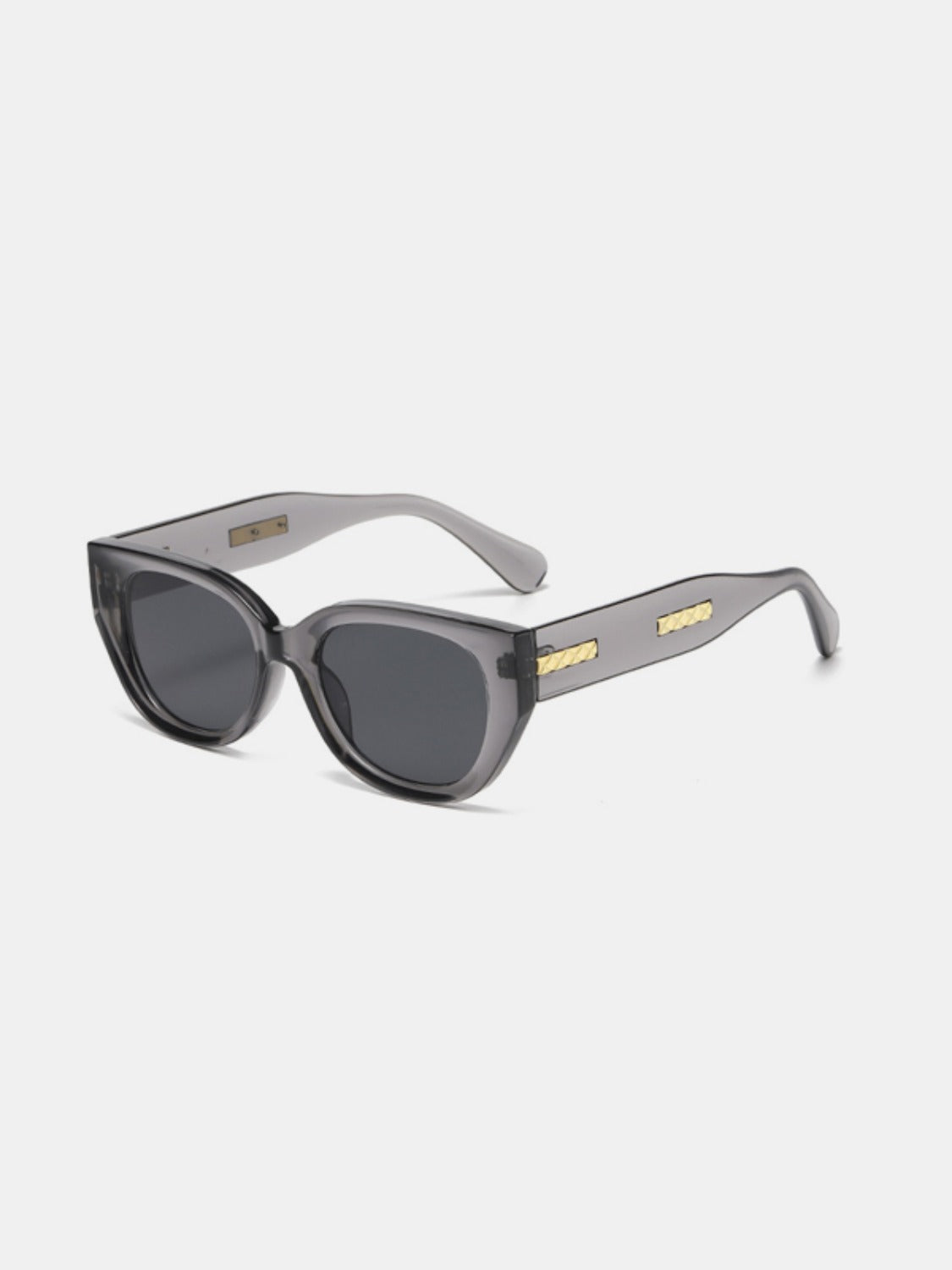Cat Eye Polycarbonate Frame Sunglasses-SUN GLASSES-[Adult]-[Female]-Gray-One Size-2022 Online Blue Zone Planet
