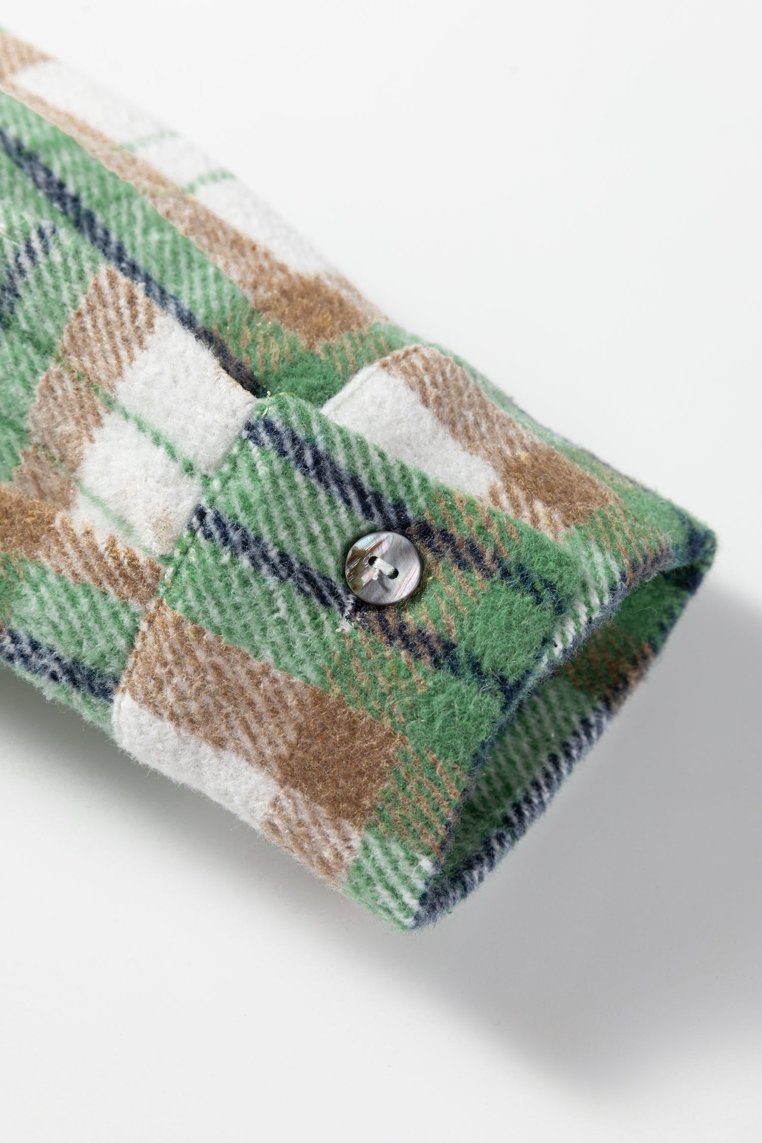 Khaki Christmas Plaid Casual Flannel Shacket-Outerwear/Plaid Shackets-[Adult]-[Female]-2022 Online Blue Zone Planet
