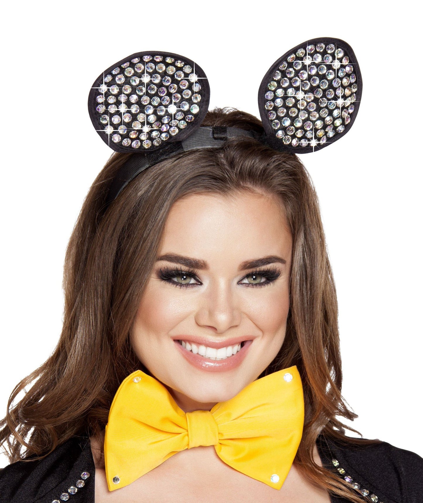 Rhinestone Mouse Ears Costume-New Arrivals,New Products,Accessories, Blowout Sale-[Adult]-[Female]-Black-O/S-2022 Online Blue Zone Planet