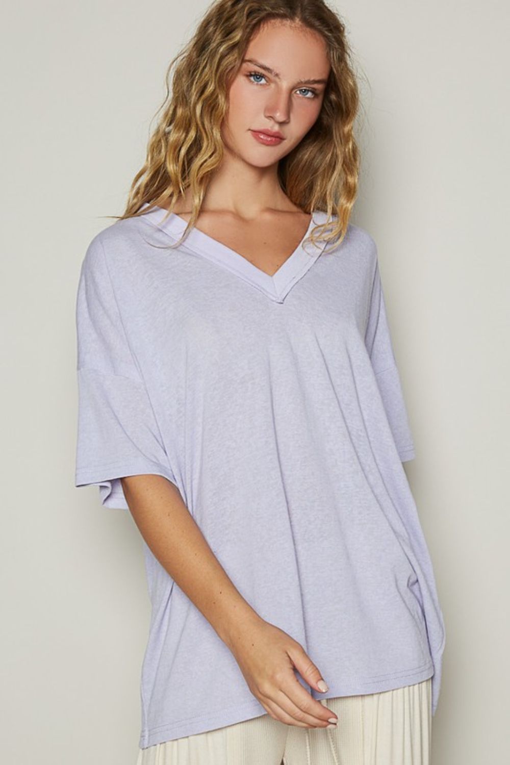 POL V-Neck Half Sleeve T-Shirt