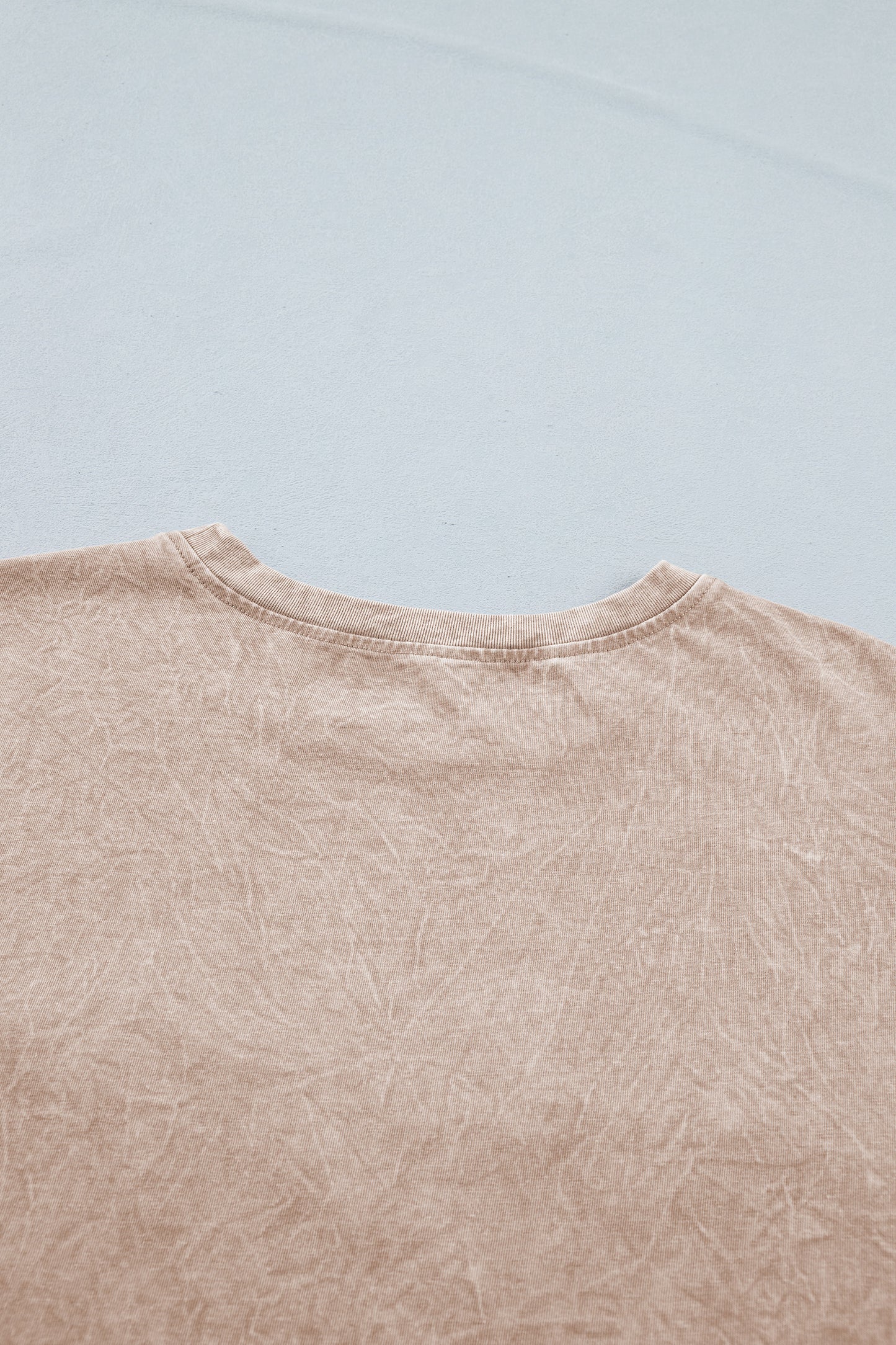 Casual saved by grace Mineral Washed Cotton T Shirt-Tops/Tops & Tees-[Adult]-[Female]-2022 Online Blue Zone Planet