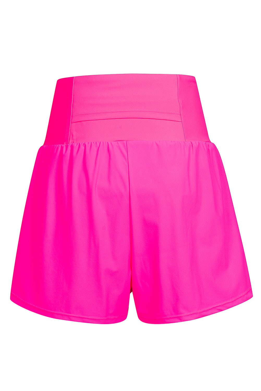 Blue Zone Planet |  Rose Red Pocketed Wide Waistband Swim Shorts Blue Zone Planet