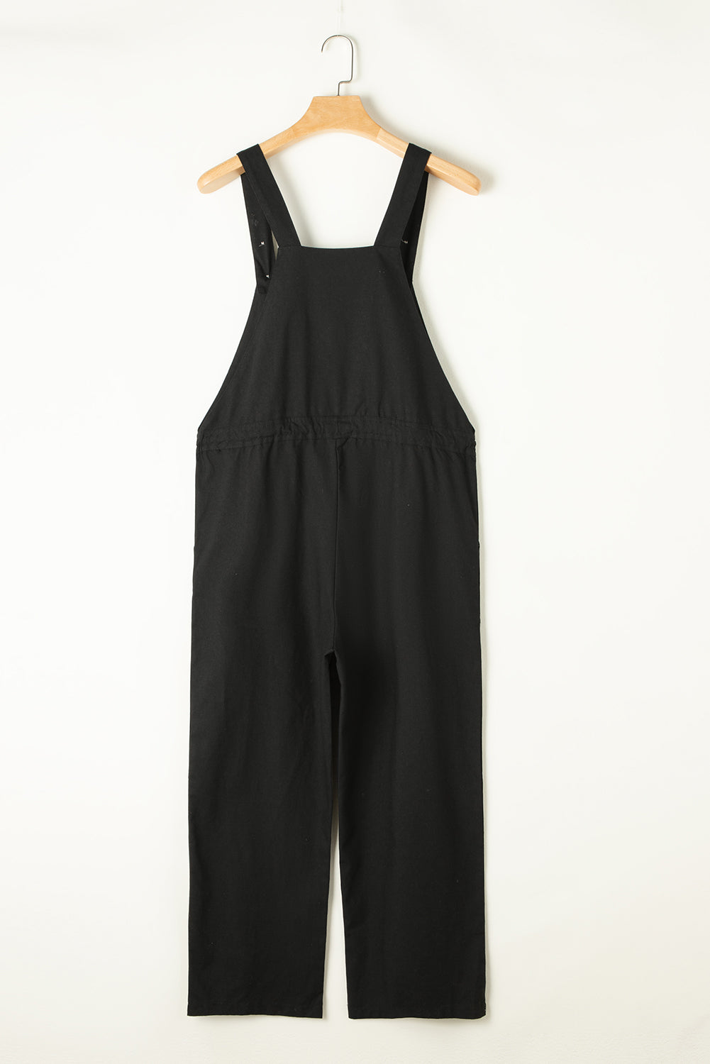 Blue Zone Planet | Drawstring Wide Strap Overalls with Pockets-TOPS / DRESSES-[Adult]-[Female]-2022 Online Blue Zone Planet