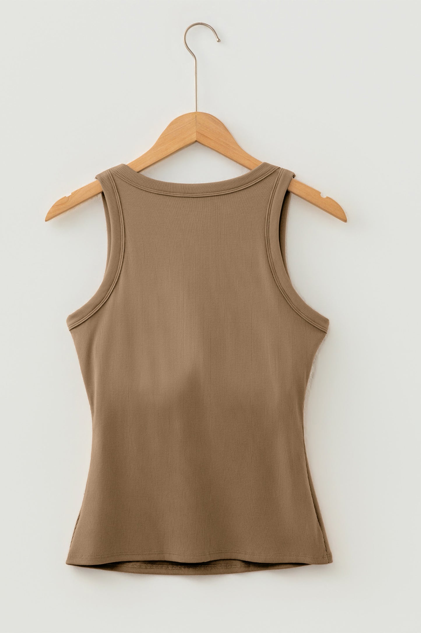Four Leaf Clover Slim Ribbed Padded Tank Top-Tops/Tank Tops-[Adult]-[Female]-2022 Online Blue Zone Planet