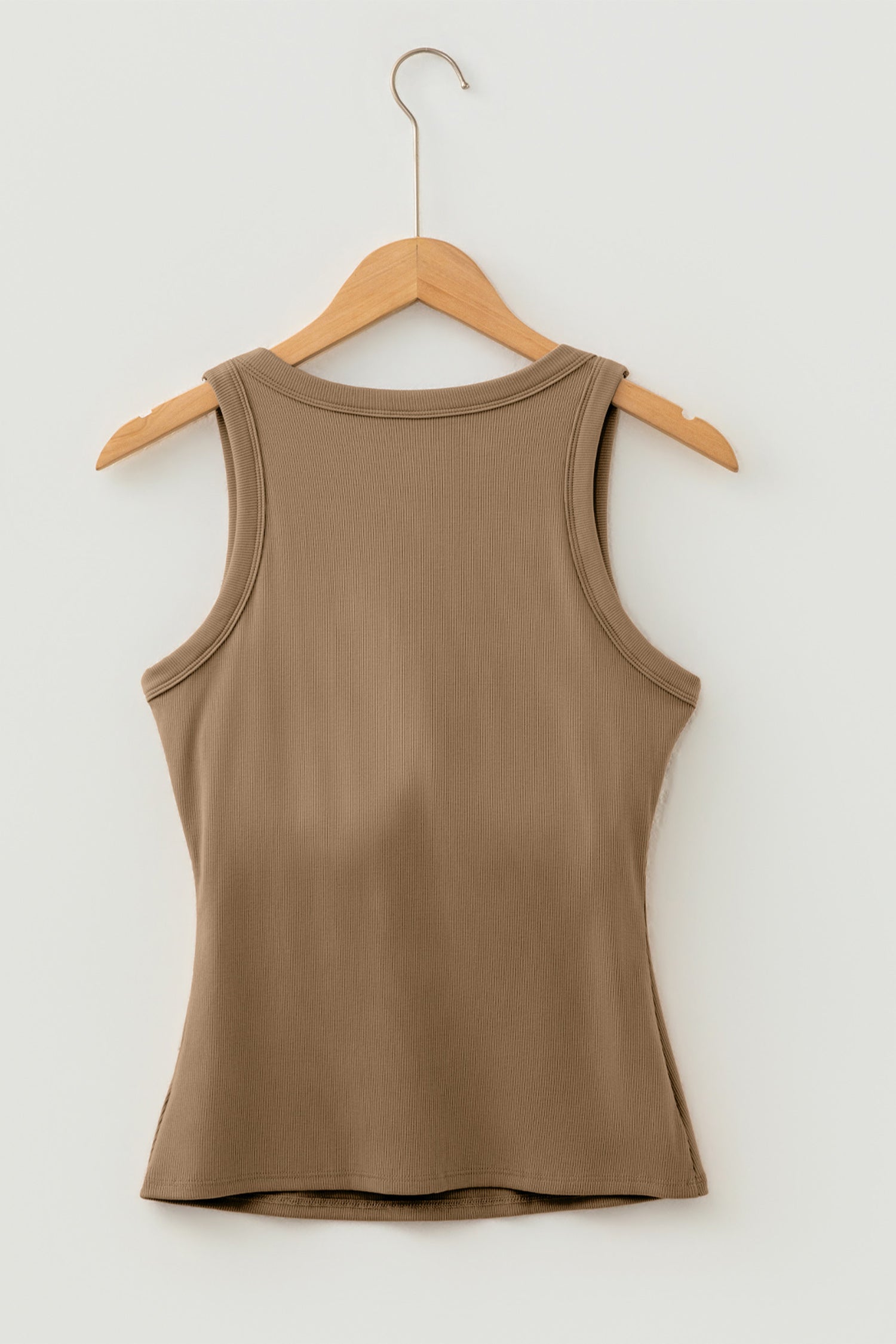 Four Leaf Clover Slim Ribbed Padded Tank Top-Tops/Tank Tops-[Adult]-[Female]-2022 Online Blue Zone Planet