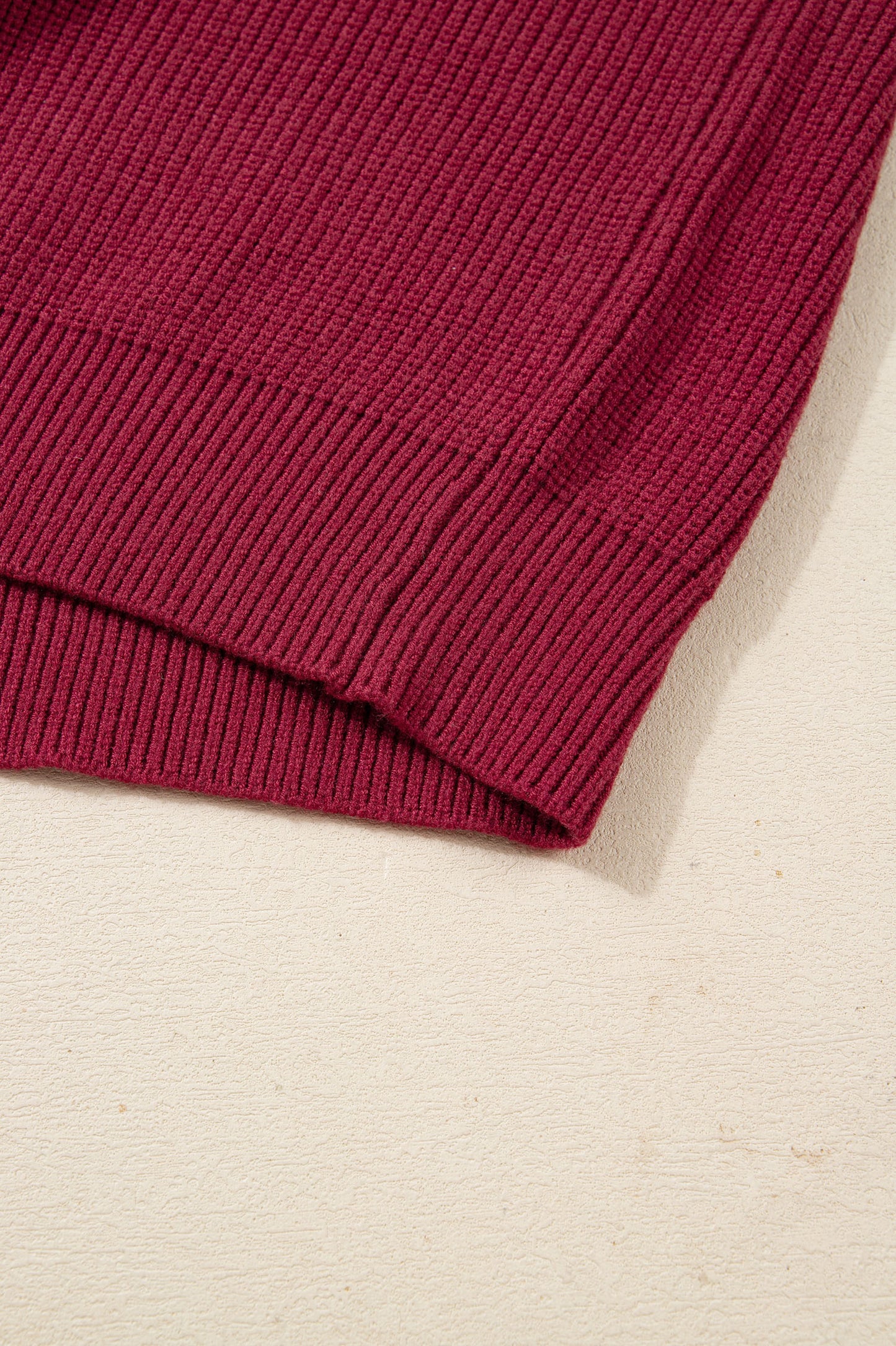 Red Dahlia Ribbed Knit Ribbon Knot Backless Drop Shoulder Sweater-Sweaters & Cardigans/Sweaters-[Adult]-[Female]-2022 Online Blue Zone Planet