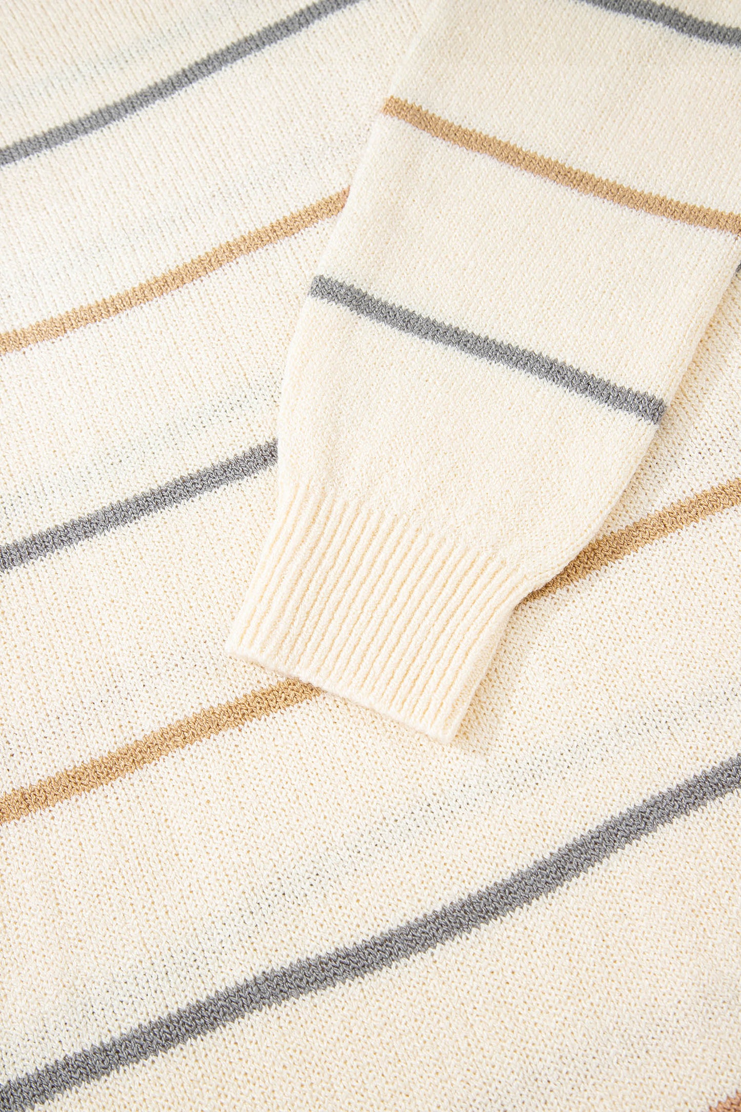 Multicolour Striped Print Drop Shoulder Shift Sweater Mini Dress-TOPS / DRESSES-[Adult]-[Female]-2022 Online Blue Zone Planet