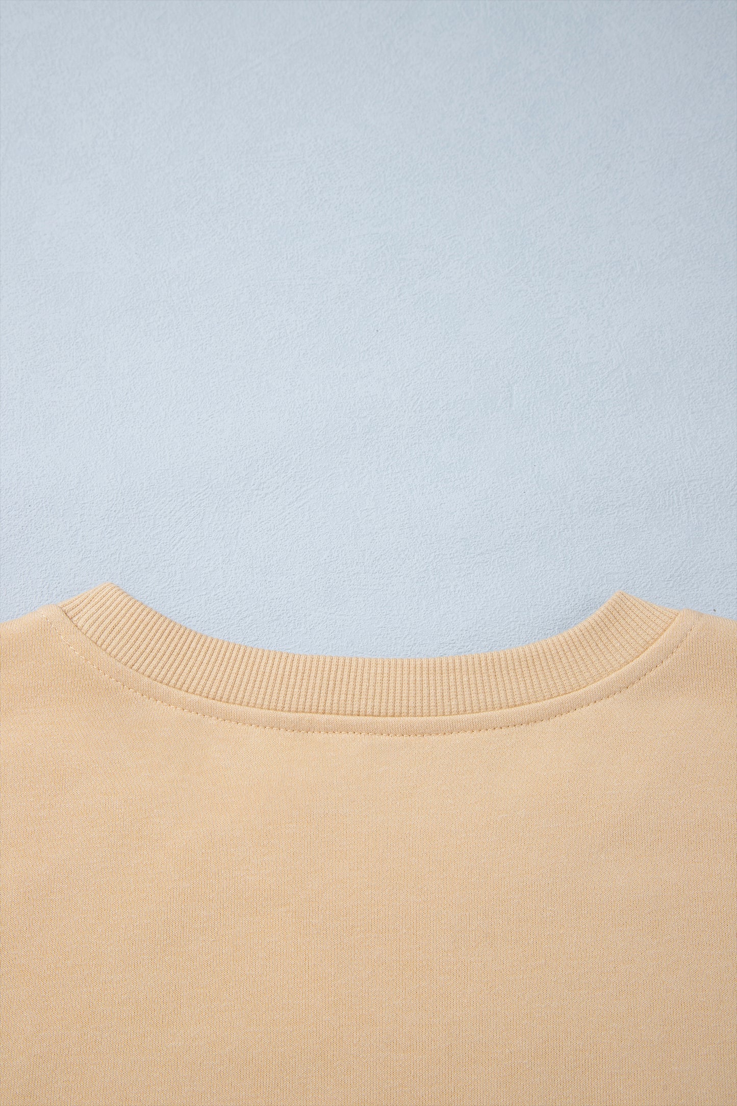 Parchment Solid Color Long Sleeve Top Split Skort 2pcs Outfit-Two Piece Sets/Two Piece Dresses-[Adult]-[Female]-2022 Online Blue Zone Planet