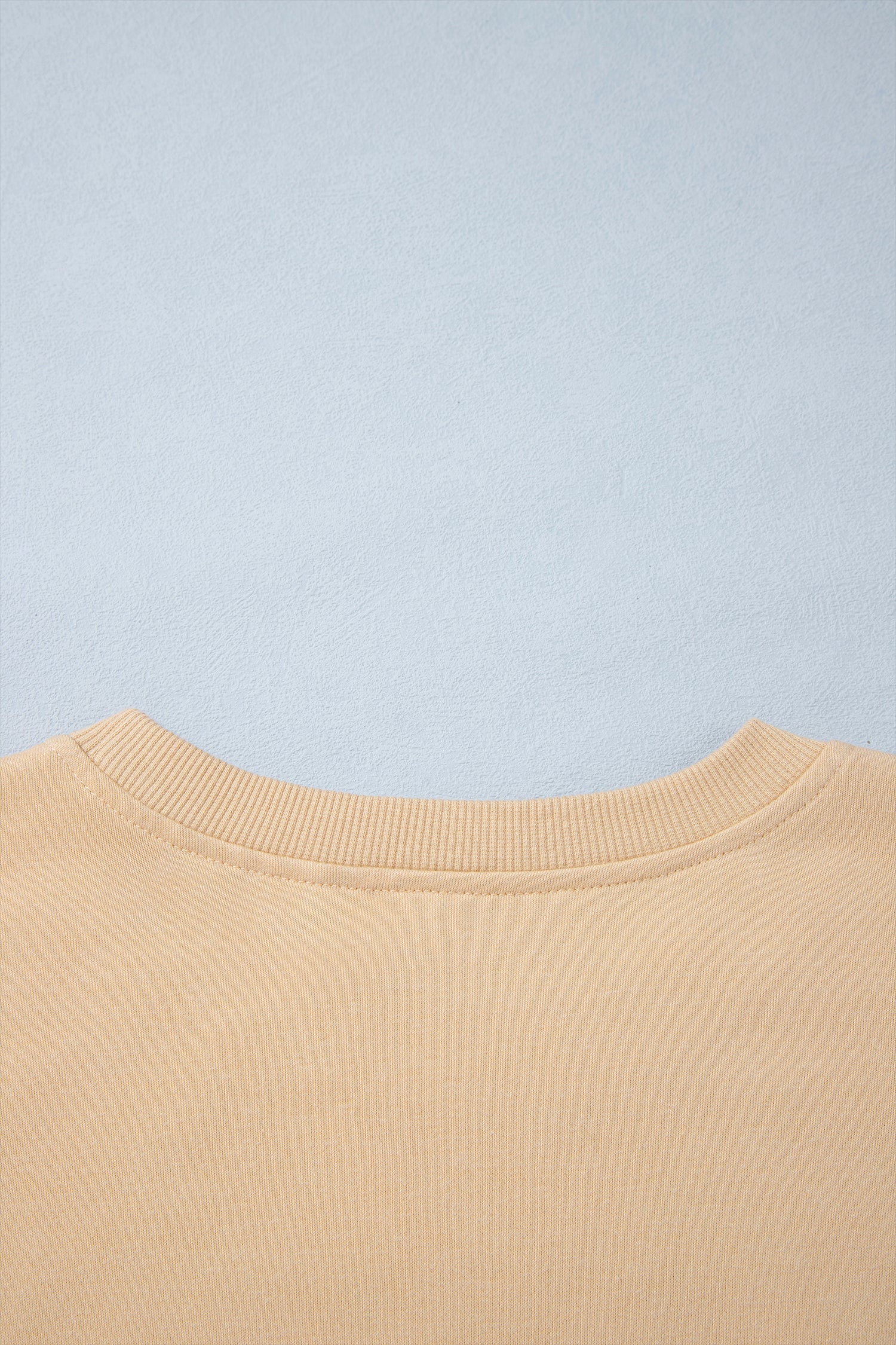 Parchment Solid Color Long Sleeve Top Split Skort 2pcs Outfit-Two Piece Sets/Two Piece Dresses-[Adult]-[Female]-2022 Online Blue Zone Planet