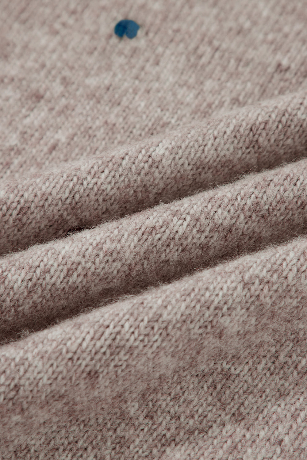 Gray Morn Contrast Colored Dot Detail Drop Shoulder Sweater-TOPS / DRESSES-[Adult]-[Female]-2022 Online Blue Zone Planet