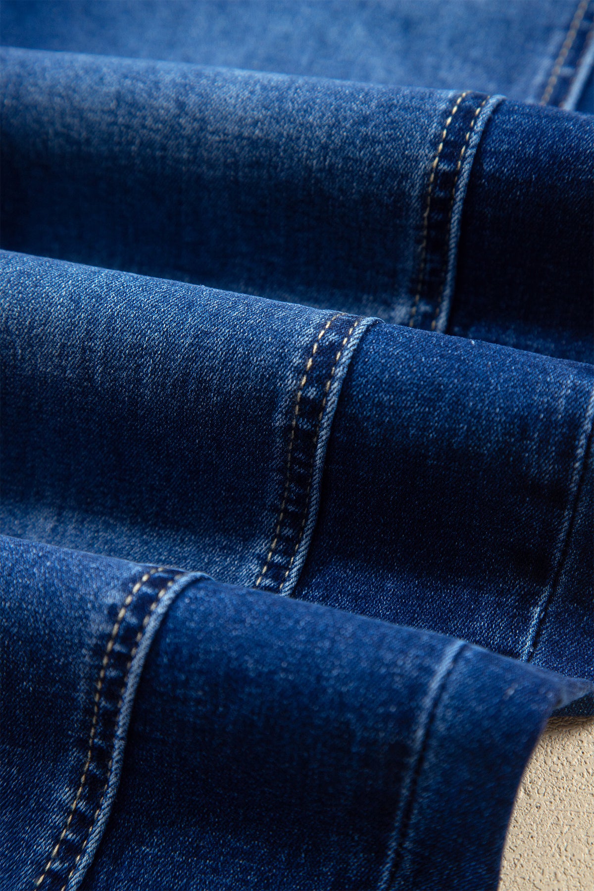 Sail Blue Raw Hem Turnup Loose Ankle-length Jeans-Bottoms/Jeans-[Adult]-[Female]-2022 Online Blue Zone Planet