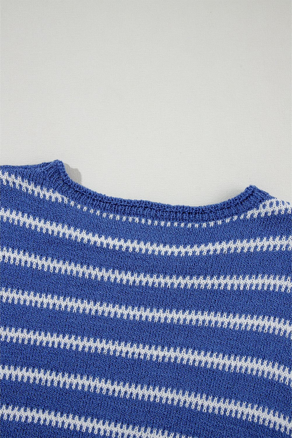 Blue Zone Planet | Green Stripe Drop Shoulder Sweater-TOPS / DRESSES-[Adult]-[Female]-2022 Online Blue Zone Planet