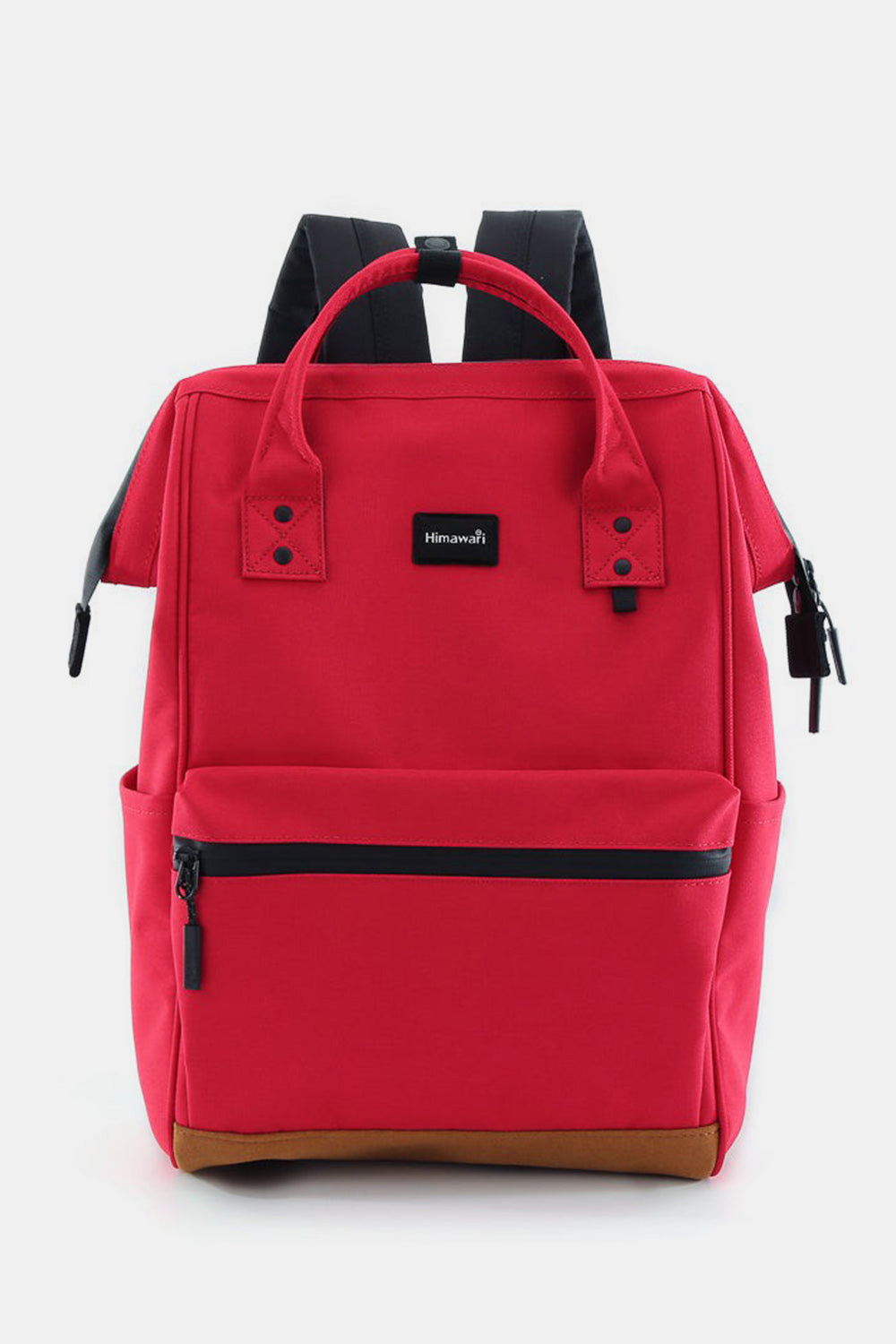 Himawari Waterproof Canvas Travel Backpack Bag with USB Port-BACKPACKS-[Adult]-[Female]-Red-One Size-2022 Online Blue Zone Planet