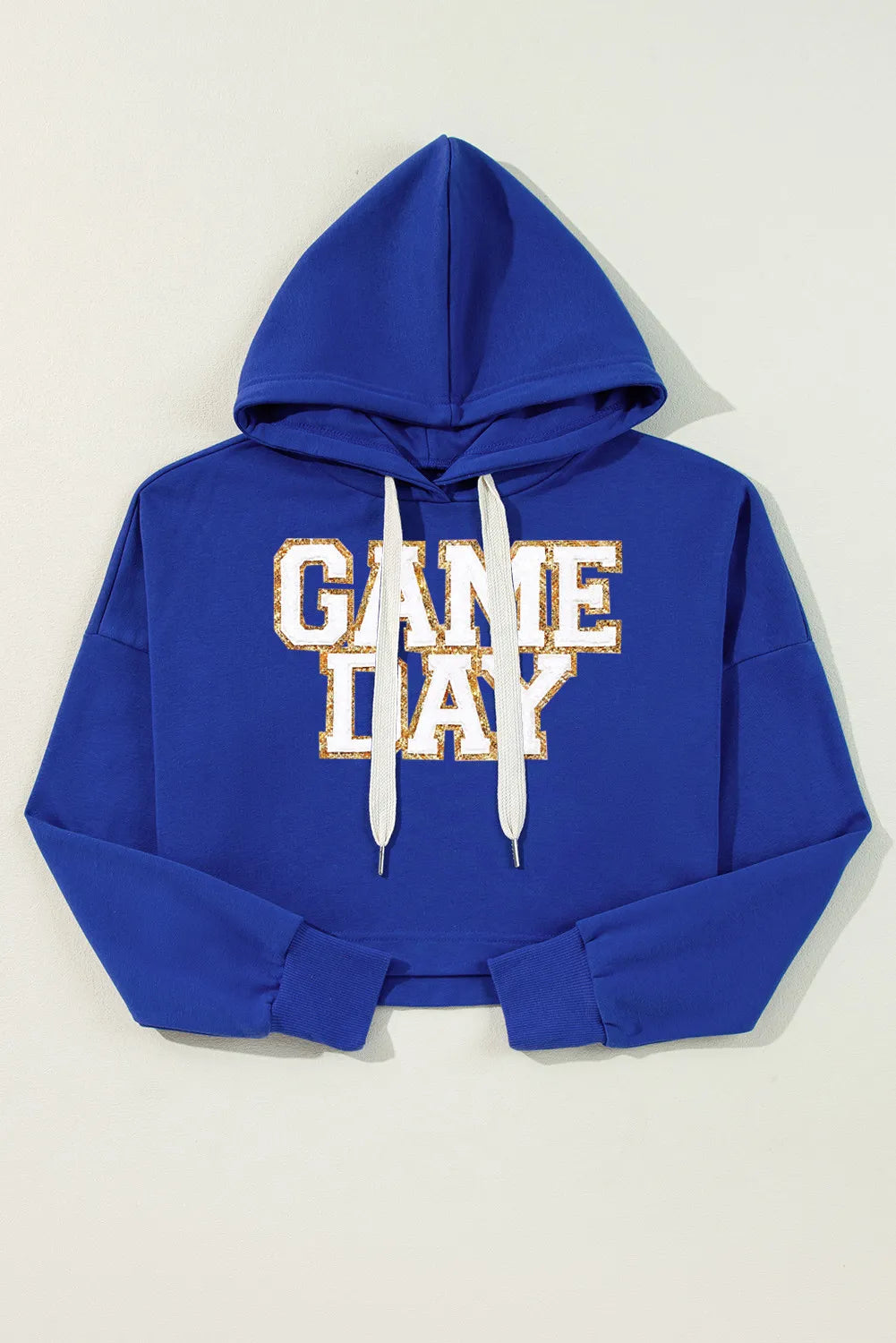 GAME DAY Drawstring Long Sleeve Hoodie-TOPS / DRESSES-[Adult]-[Female]-2022 Online Blue Zone Planet