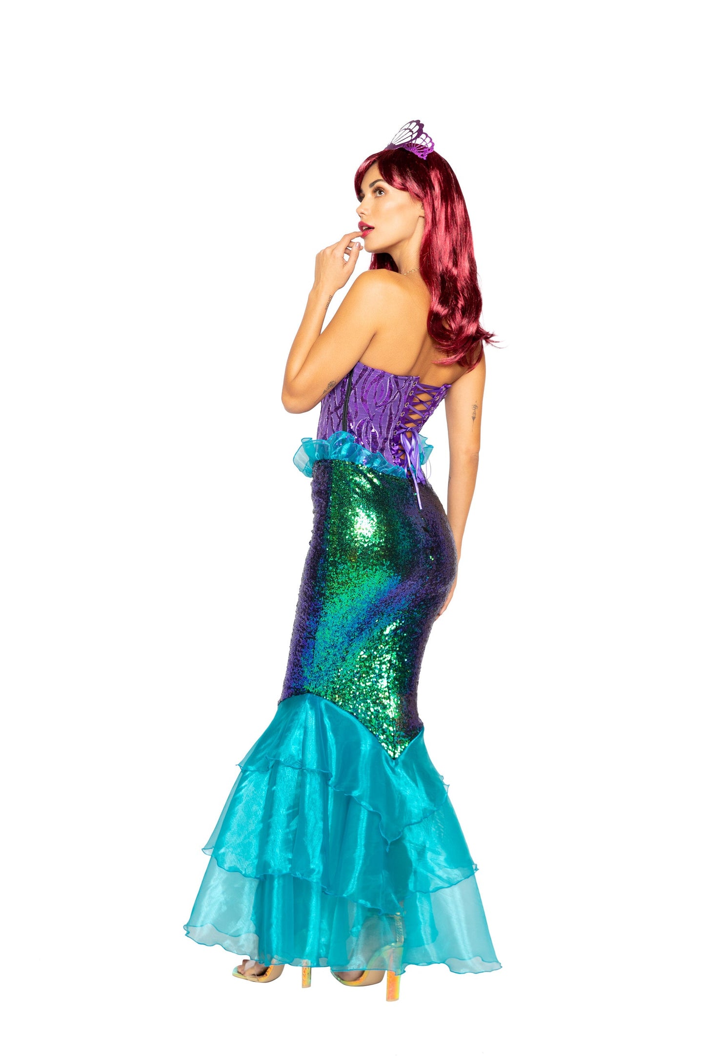 3 Piece Majestic Mermaid Custume-TOPS / DRESSES-[Adult]-[Female]-2022 Online Blue Zone Planet