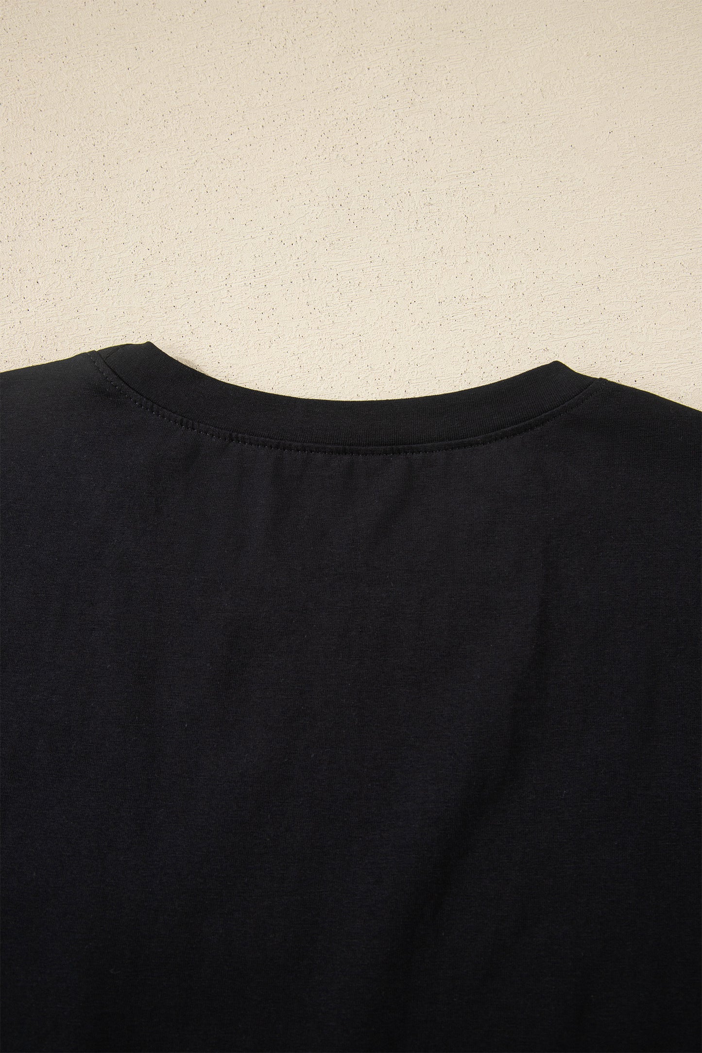 Dark Blue Varsity Striped Short Sleeve Crew Neck T Shirt-Tops/Tops & Tees-[Adult]-[Female]-2022 Online Blue Zone Planet