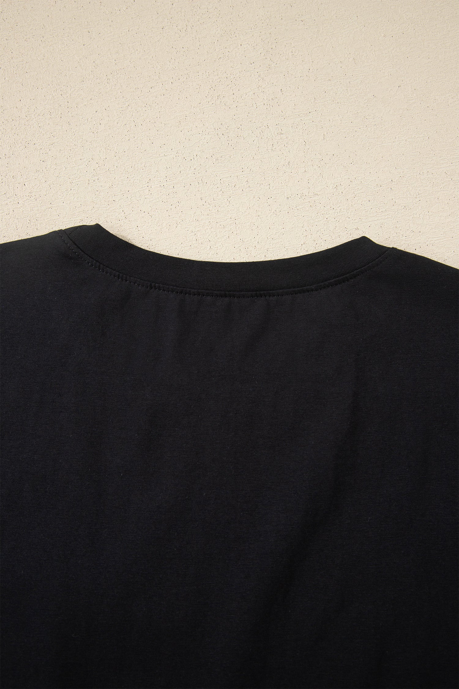 Dark Blue Varsity Striped Short Sleeve Crew Neck T Shirt-Tops/Tops & Tees-[Adult]-[Female]-2022 Online Blue Zone Planet