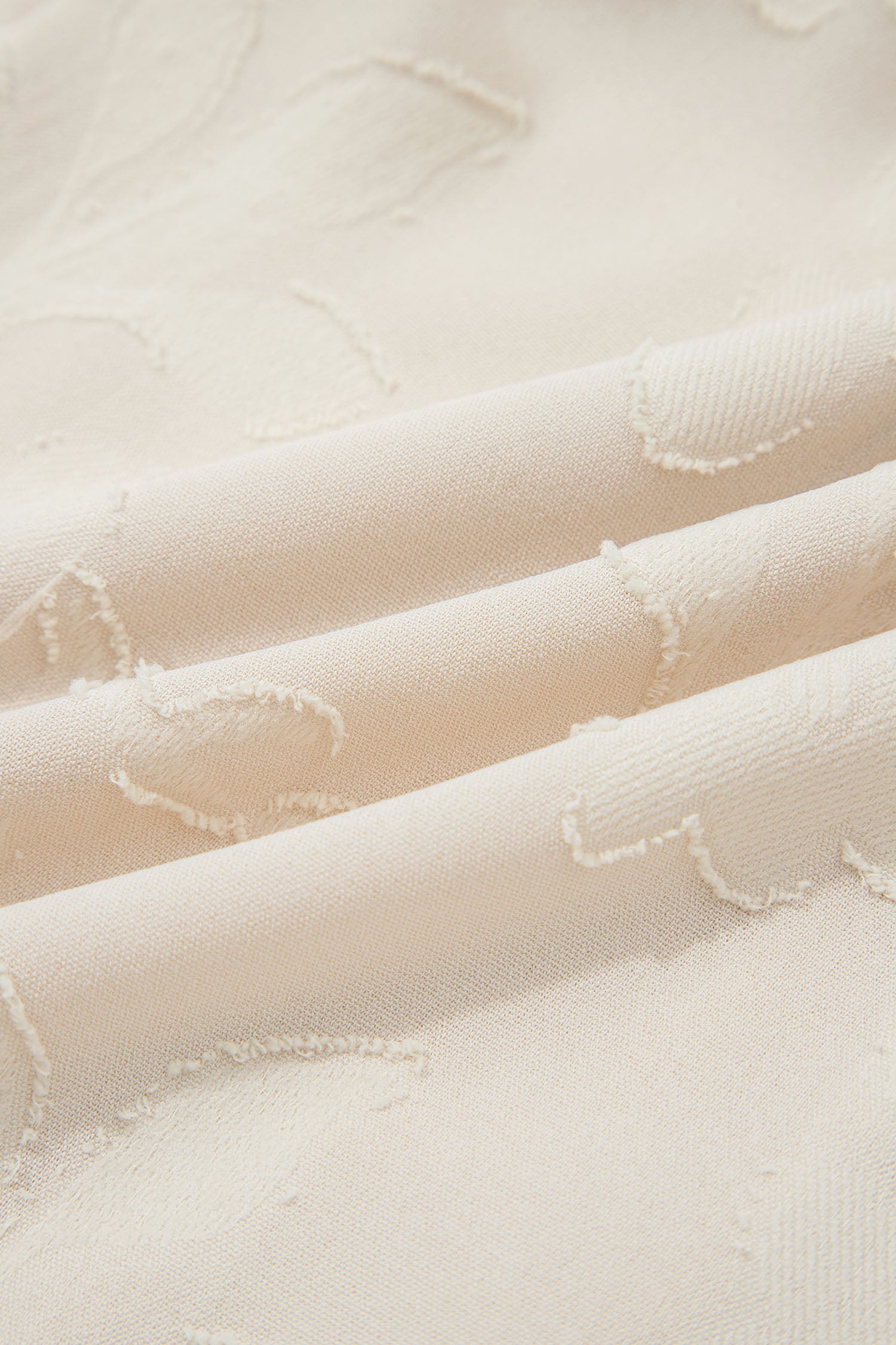 Parchment Long Sleeve Notched Neck Jacquard Tiered Mini Dress-TOPS / DRESSES-[Adult]-[Female]-2022 Online Blue Zone Planet