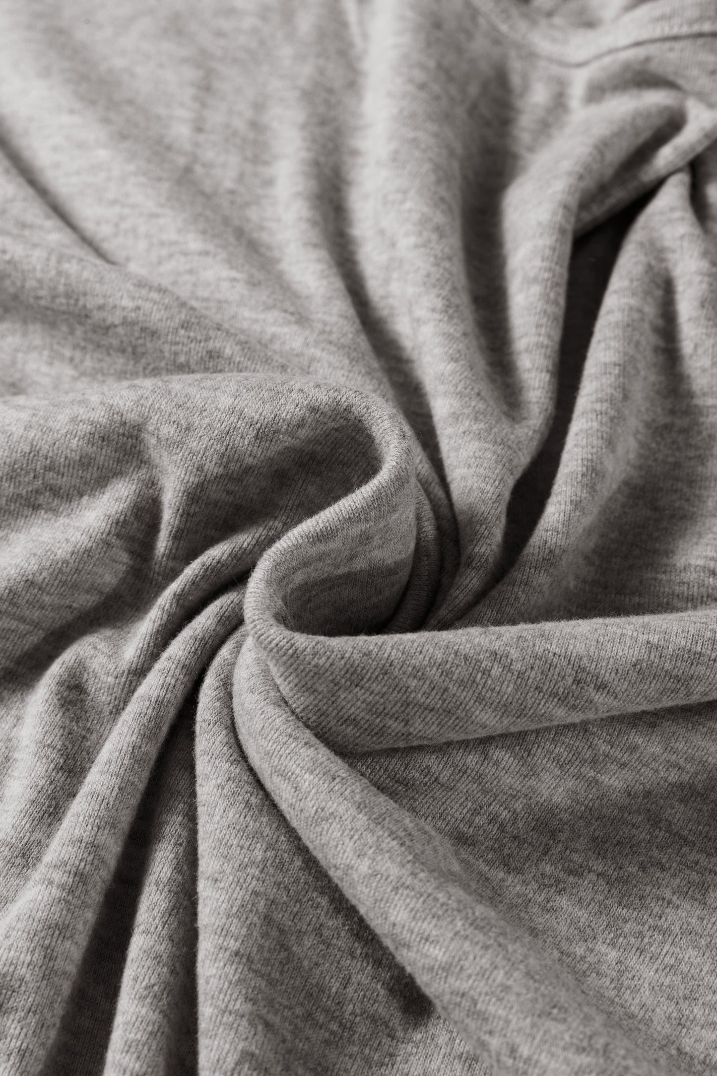 Light Grey Solid Color Extended Cuffs Long Sleeve Top-Tops/Long Sleeve Tops-[Adult]-[Female]-2022 Online Blue Zone Planet