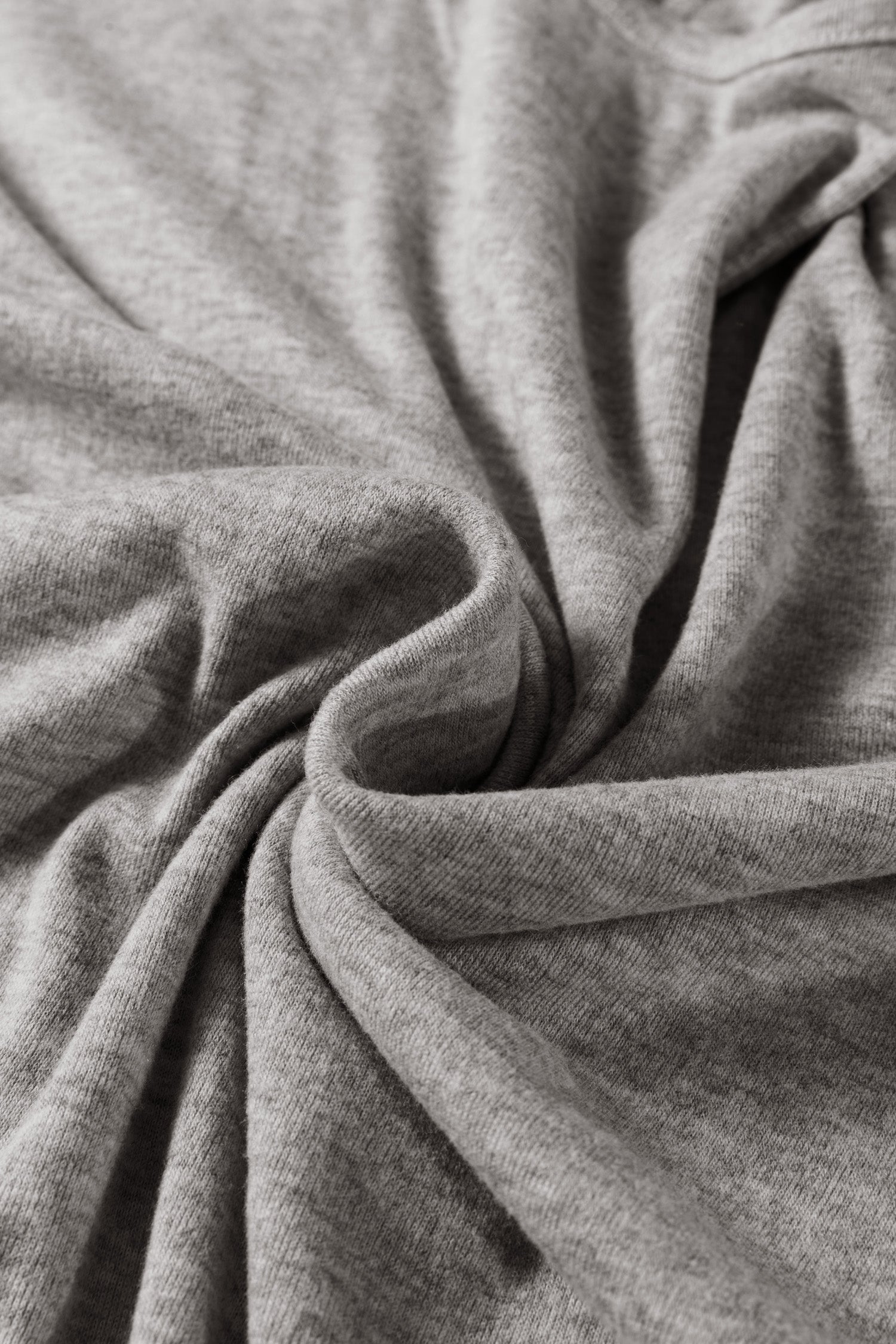 Light Grey Solid Color Extended Cuffs Long Sleeve Top-Tops/Long Sleeve Tops-[Adult]-[Female]-2022 Online Blue Zone Planet