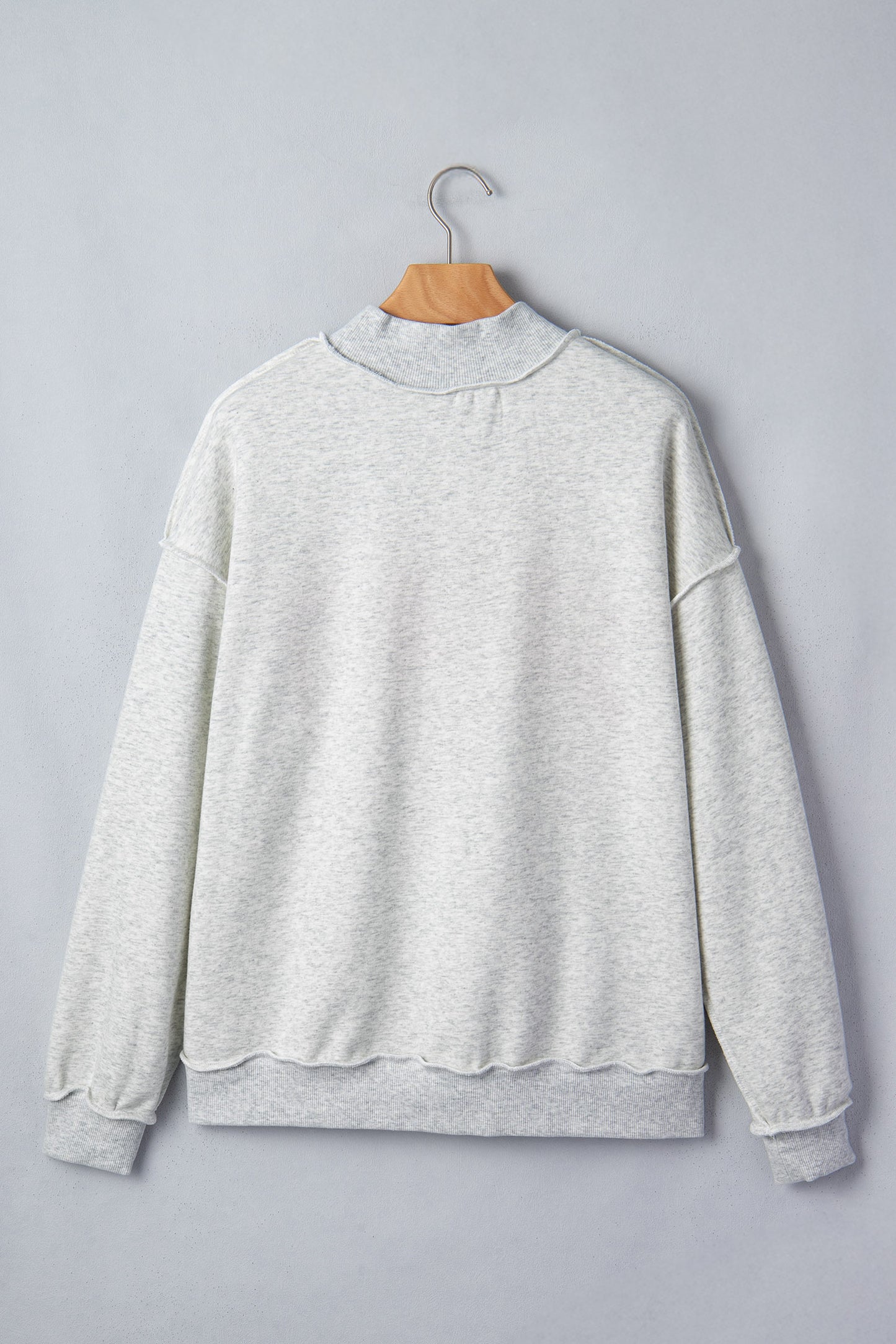 Light Grey TN TENNESSEE Double Printed Reversible Mock Neck Sweatshirt-Graphic/Graphic Sweatshirts-[Adult]-[Female]-2022 Online Blue Zone Planet