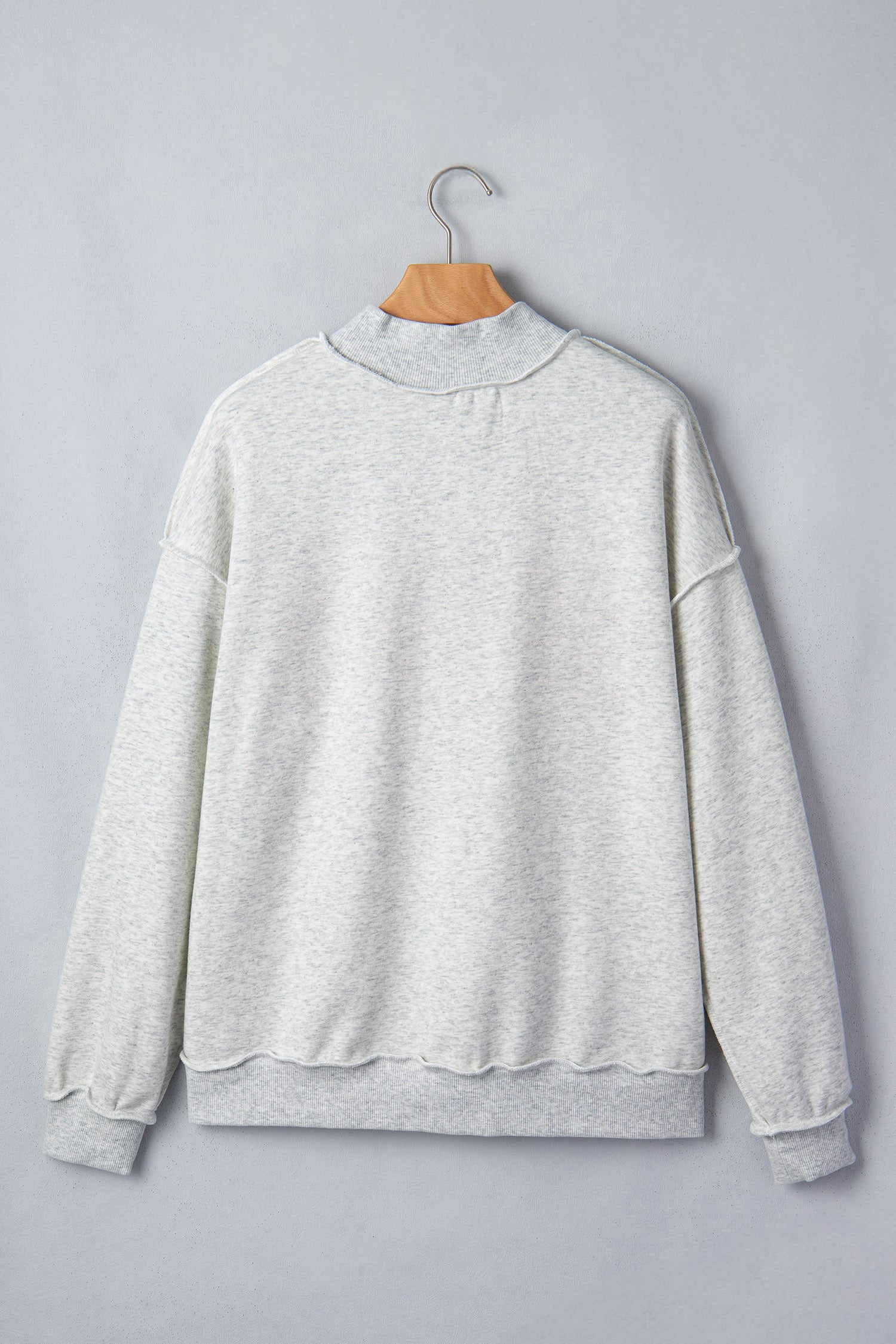 Light Grey TN TENNESSEE Double Printed Reversible Mock Neck Sweatshirt-Graphic/Graphic Sweatshirts-[Adult]-[Female]-2022 Online Blue Zone Planet