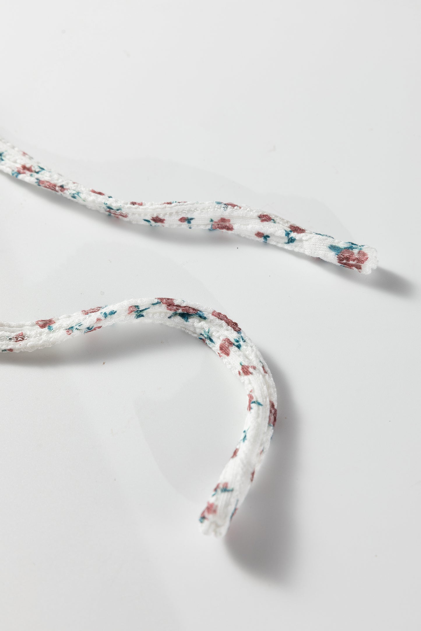 White Spiral Ribbed Floral Print Long Sleeve Henley Top Drawstring Short Set-Two Piece Sets/Short Sets-[Adult]-[Female]-2022 Online Blue Zone Planet