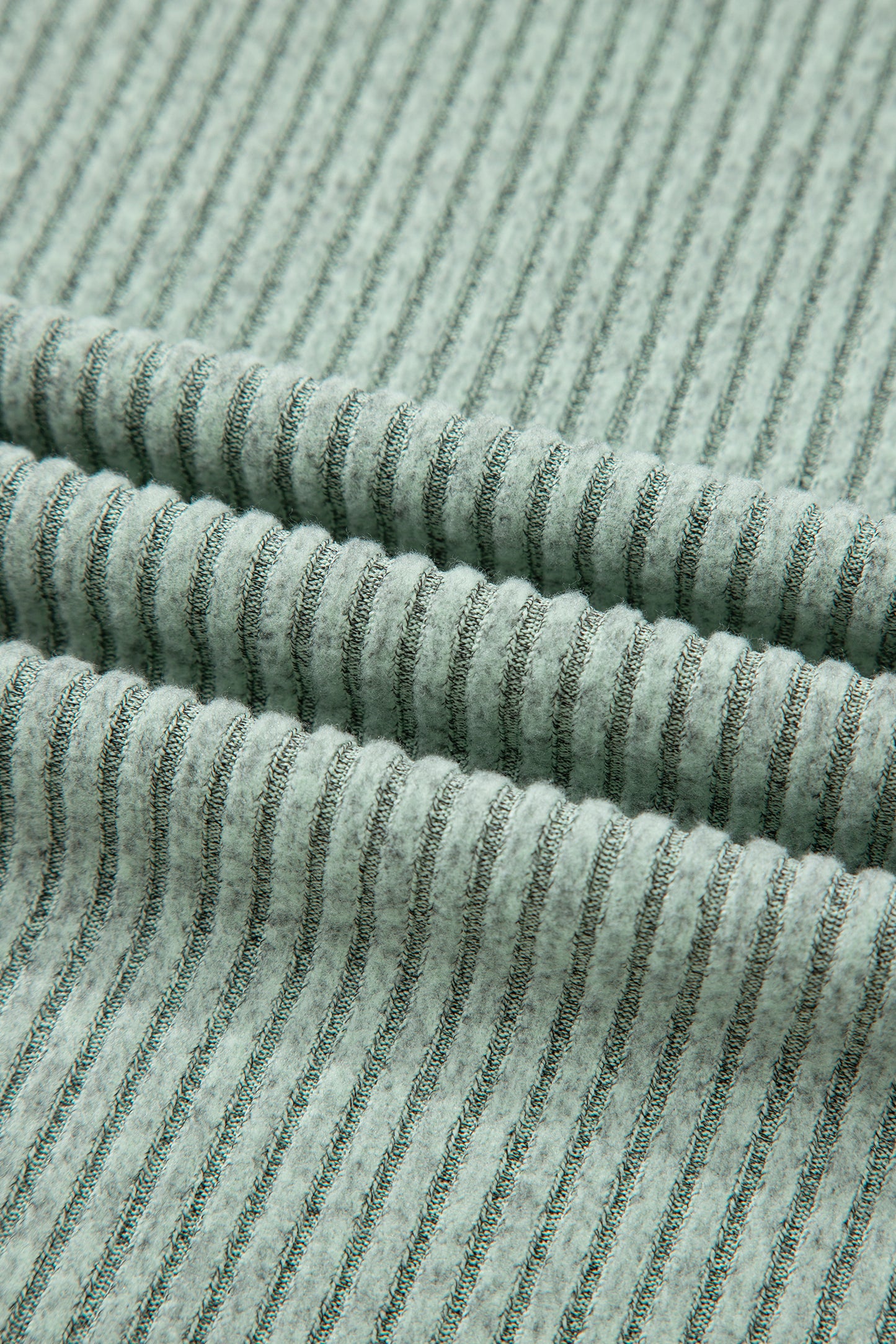 Grass Green Ribbed Notched Neck Knit Long Sleeve Leggings Two Pieces Lounge Set-Loungewear & Sleepwear/Loungewear-[Adult]-[Female]-2022 Online Blue Zone Planet