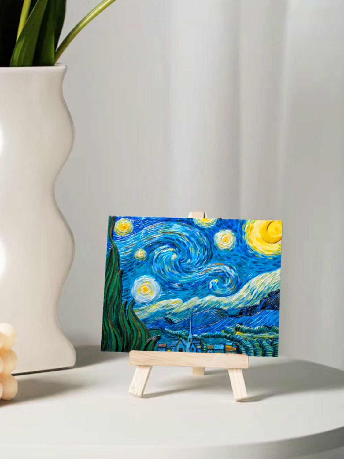 Relief Van Gogh's Starry Night DIY 3D Oil Painting Kit-DECOR-[Adult]-[Female]-Starry Night-One Size-2022 Online Blue Zone Planet