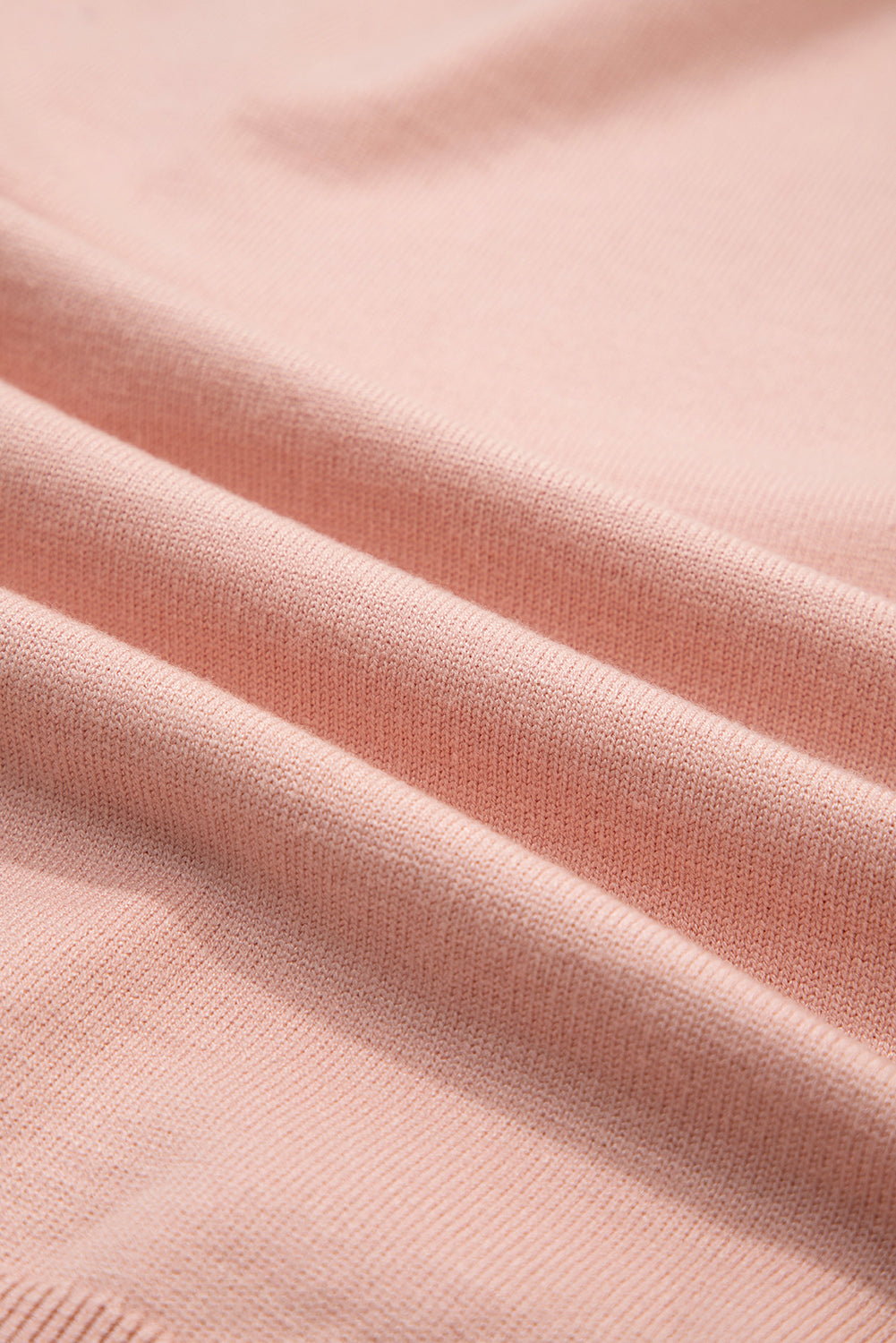 Peach Blossom Big Flower Accent Bubble Sleeve Drop Shoulder Sweater-TOPS / DRESSES-[Adult]-[Female]-2022 Online Blue Zone Planet