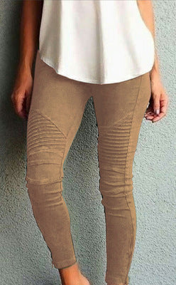 Full Size Run Mineral Wash Cropped Skinny Pants-BOTTOM SIZES SMALL MEDIUM LARGE-[Adult]-[Female]-khaki-XS-2022 Online Blue Zone Planet