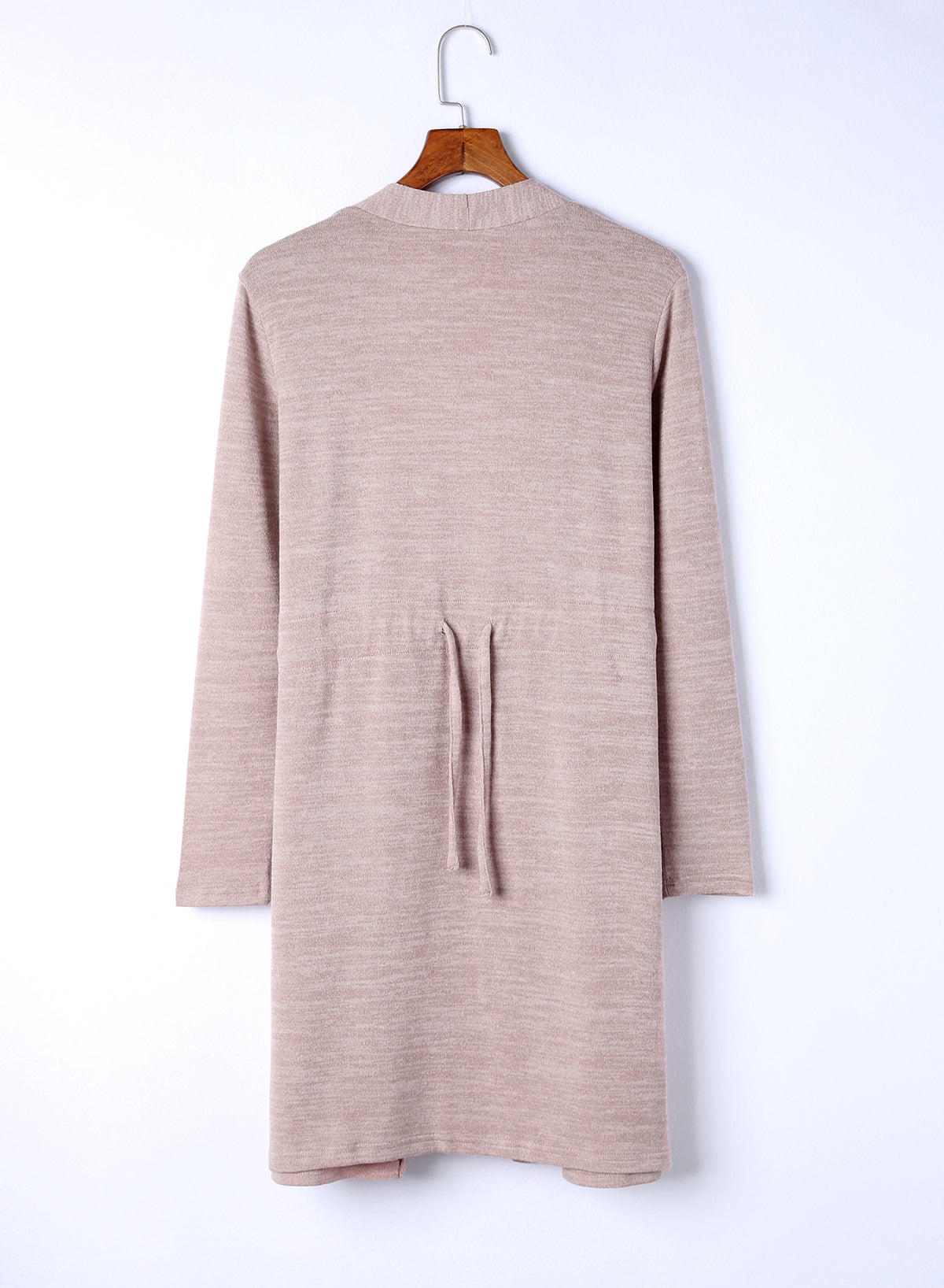 Pink Tunic Back Open Front Cardigan With Pockets-Sale (50% OFF)/30% OFF-[Adult]-[Female]-2022 Online Blue Zone Planet