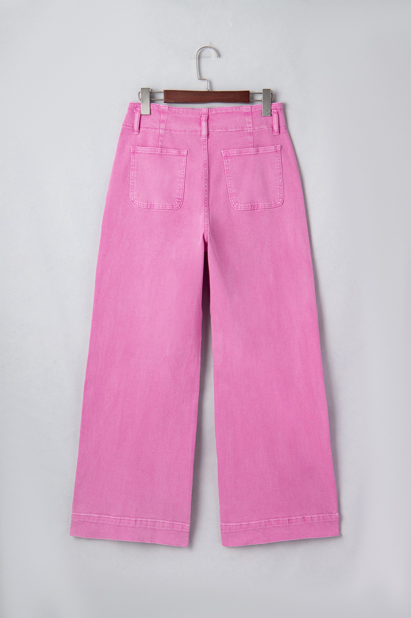 Bonbon 2-Button High Waist Flared Bottom Jeans-Bottoms/Jeans-[Adult]-[Female]-2022 Online Blue Zone Planet