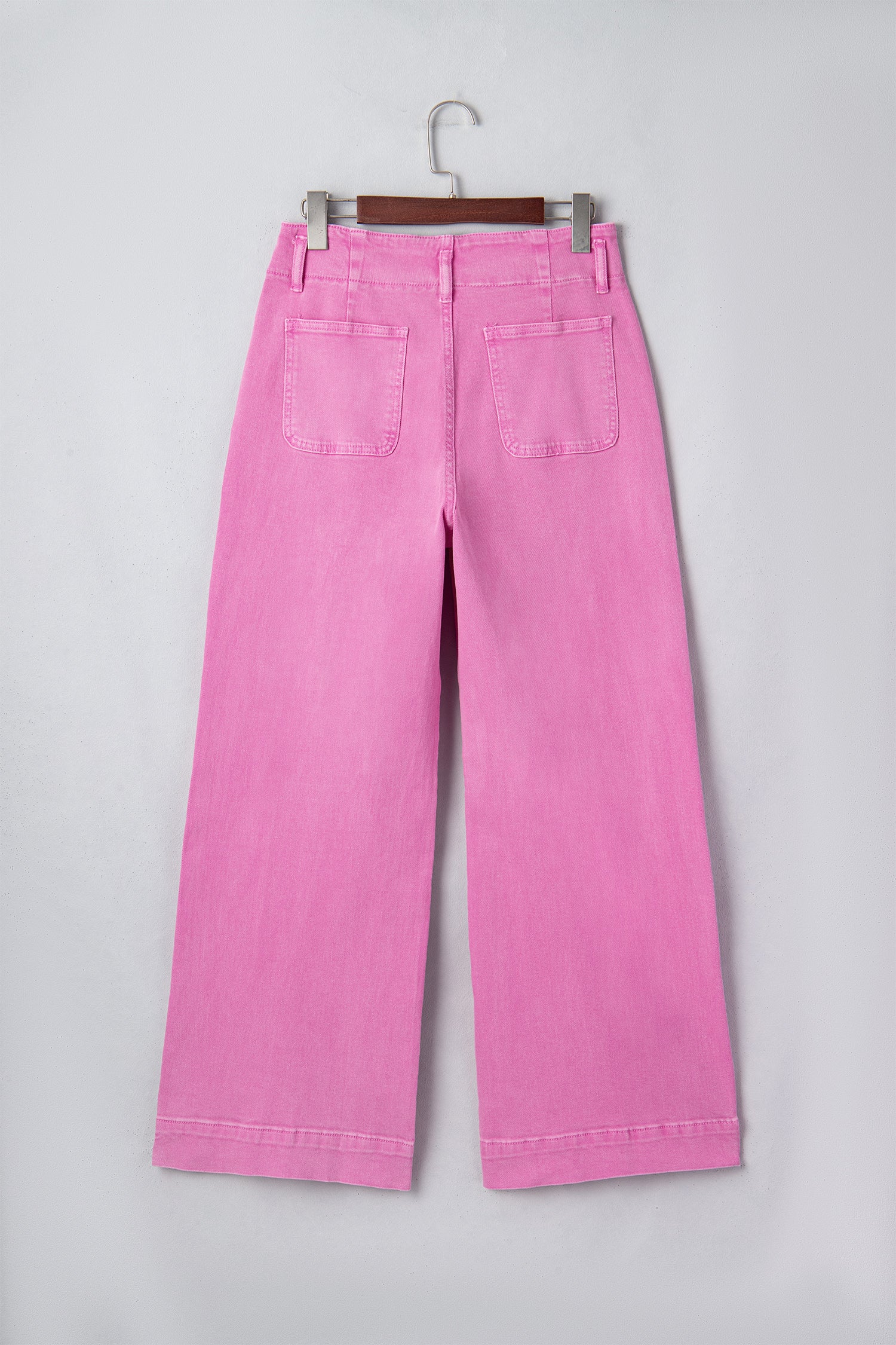 Bonbon 2-Button High Waist Flared Bottom Jeans-Bottoms/Jeans-[Adult]-[Female]-2022 Online Blue Zone Planet
