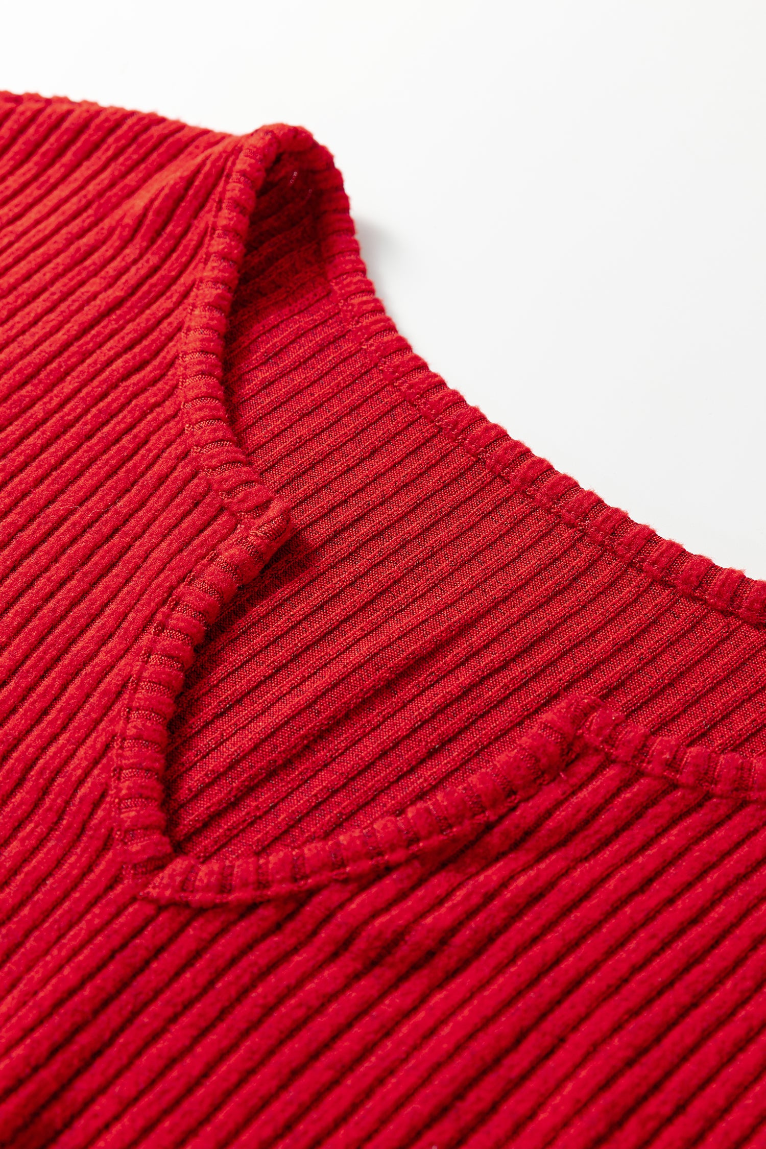 Grass Green Ribbed Notched Neck Knit Long Sleeve Leggings Two Pieces Lounge Set-Loungewear & Sleepwear/Loungewear-[Adult]-[Female]-2022 Online Blue Zone Planet