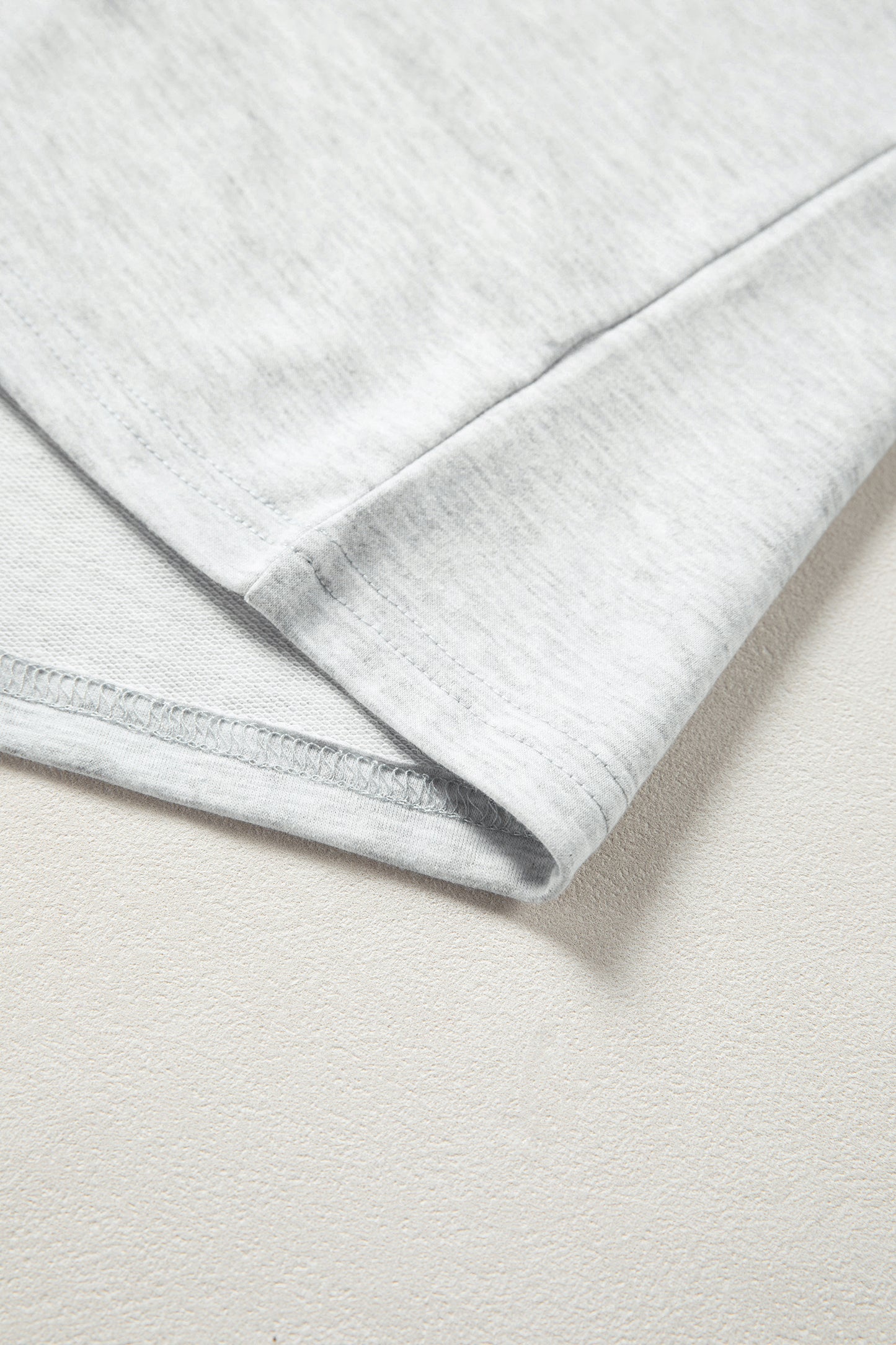 Light Grey Mixed Print Raglan Sleeve Patchwork Exposed Seam Pullover Top-Tops/Long Sleeve Tops-[Adult]-[Female]-2022 Online Blue Zone Planet