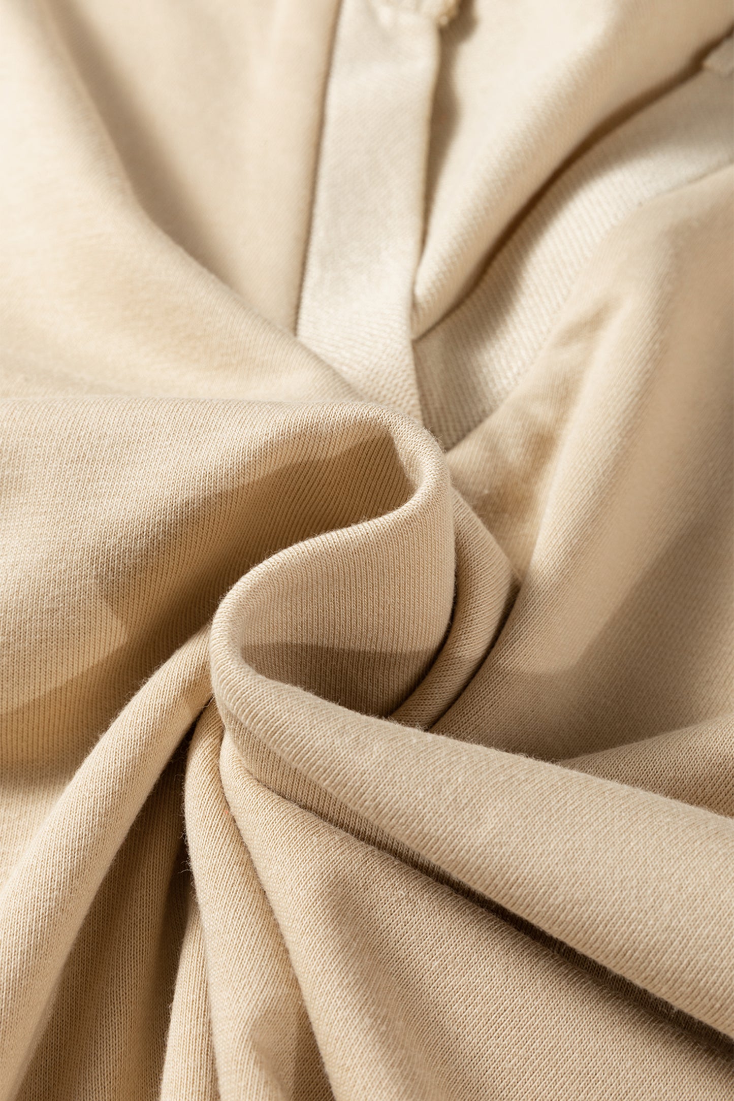 Parchment Striped Raglan Sleeve Notched Neck Raw Edge Plus Size Jumper-Plus Size/Plus Size Tops/Plus Size Long Sleeve Tops-[Adult]-[Female]-2022 Online Blue Zone Planet