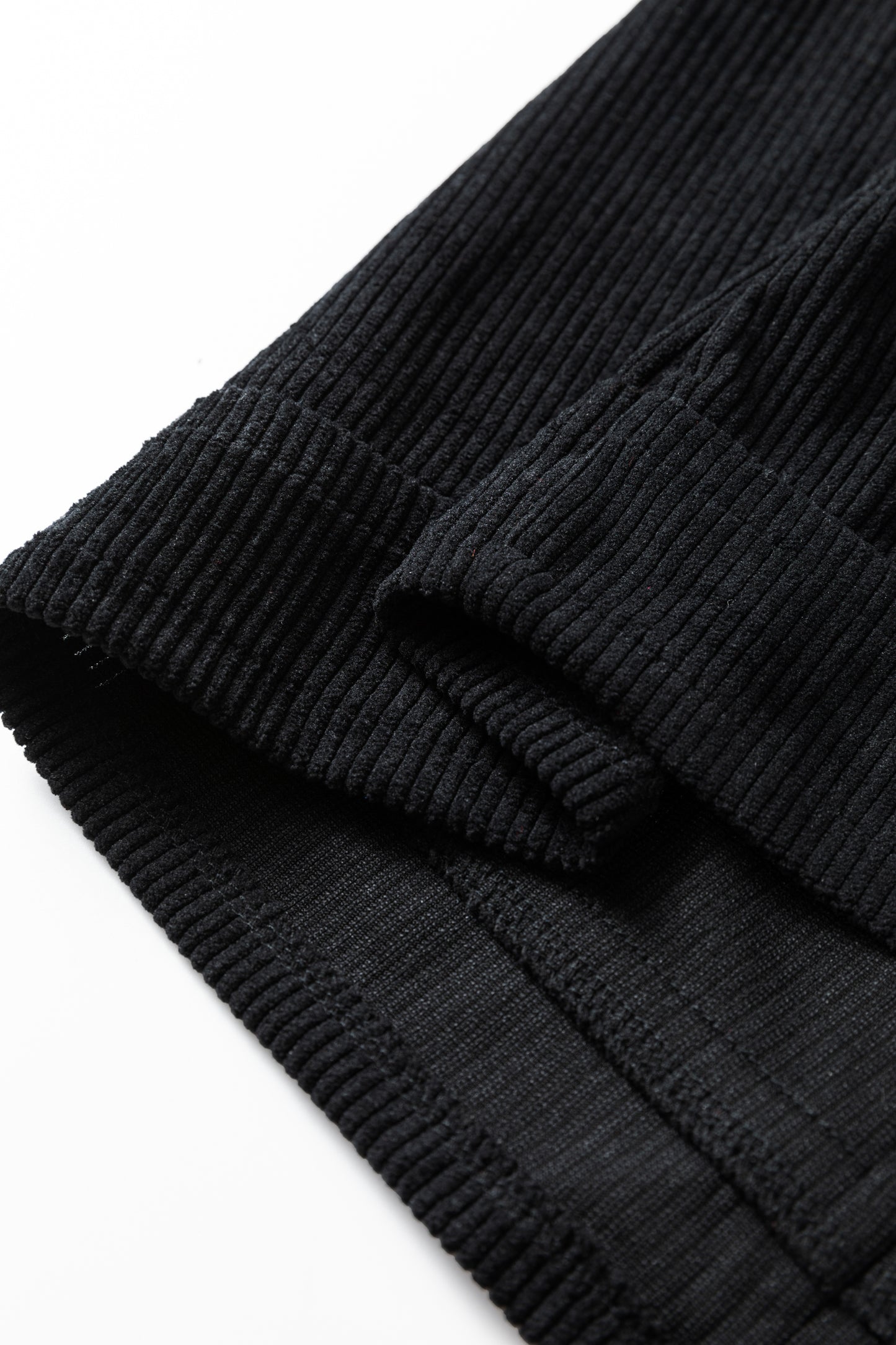 Black Plus Size Corduroy Patch Pocket Sleeveless Mini Dress-TOPS / DRESSES-[Adult]-[Female]-2022 Online Blue Zone Planet