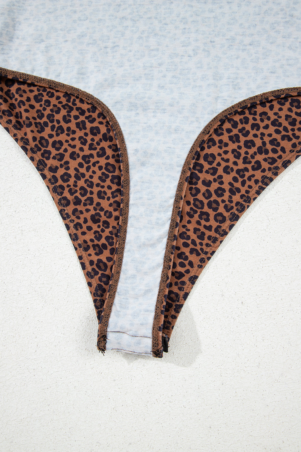 Brown Leopard Printed Sleeveless Scoop Neck Bodysuit-Tops/Bodysuits-[Adult]-[Female]-2022 Online Blue Zone Planet