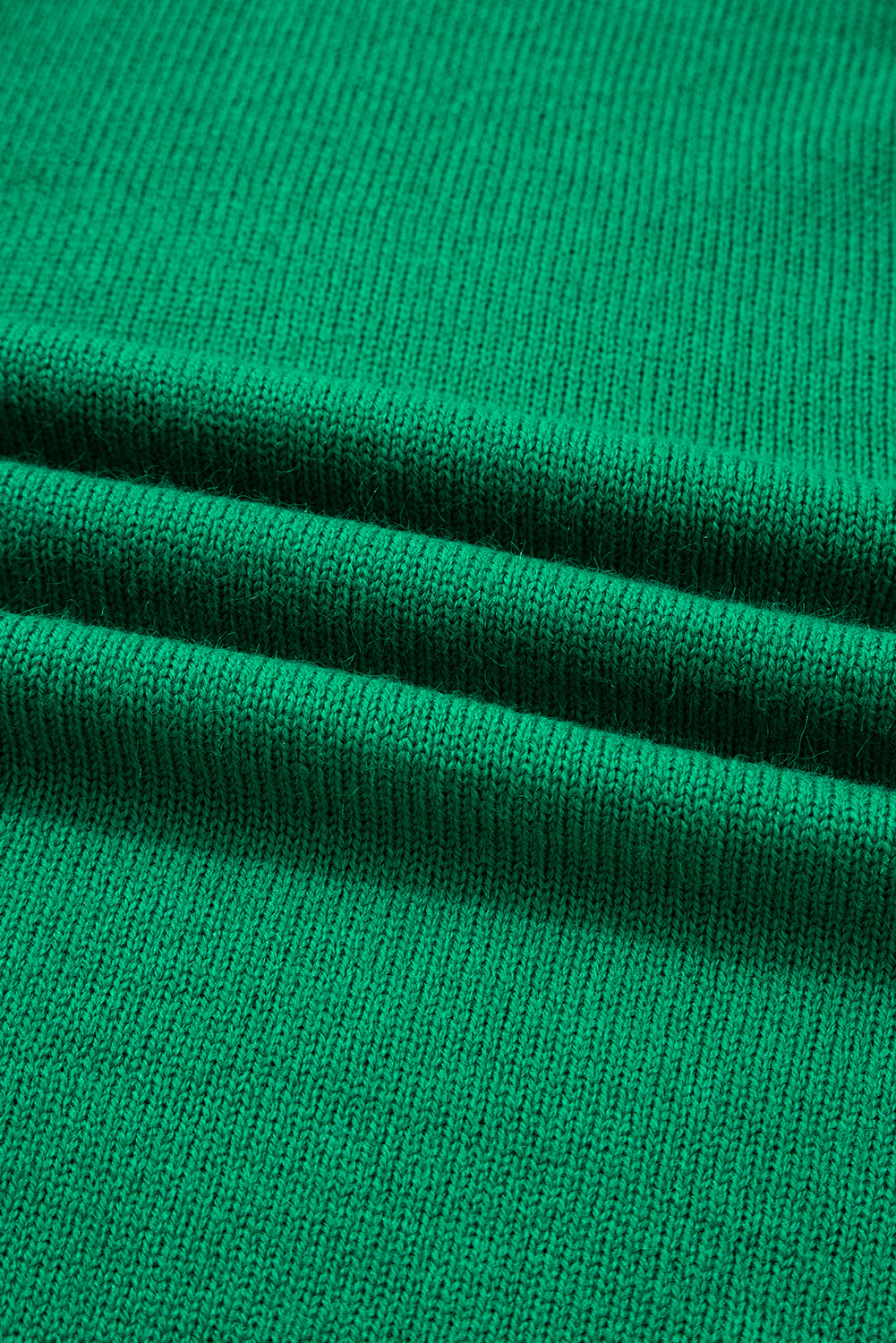 Bright Green Solid Color Knit Button Drop Shoulder Sweater Cardigan-TOPS / DRESSES-[Adult]-[Female]-2022 Online Blue Zone Planet