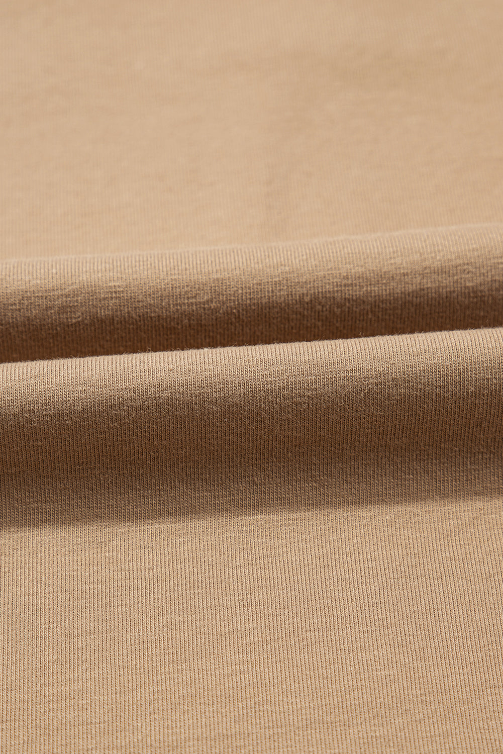 Pale Khaki Long Sleeve Buttons V Neck Slim Fit Top-Tops/Long Sleeve Tops-[Adult]-[Female]-2022 Online Blue Zone Planet