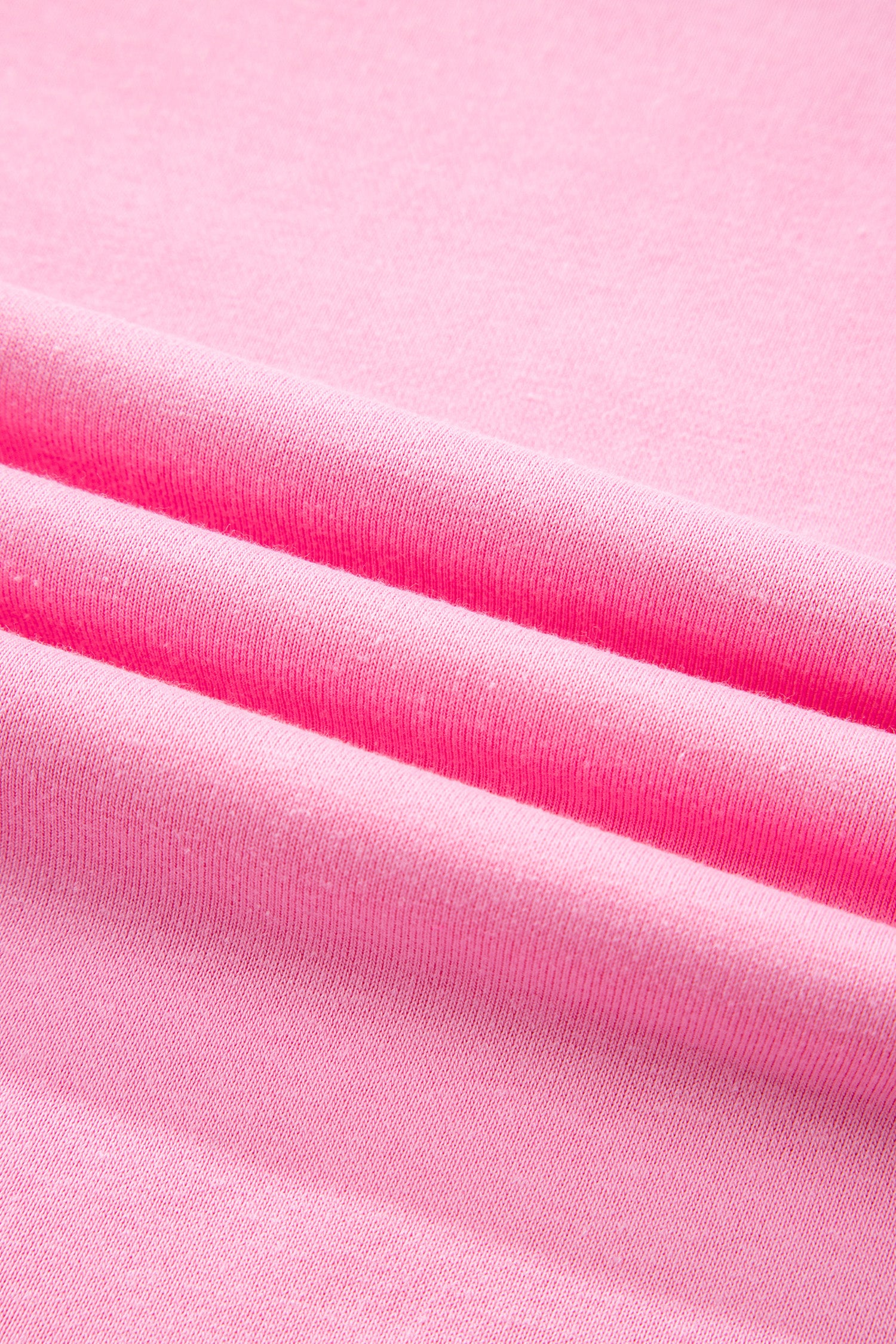 Pink Floral Bow Patched Exposed Seam Patchwork Slit Baggy Sweatshirt-Tops/Sweatshirts & Hoodies-[Adult]-[Female]-2022 Online Blue Zone Planet