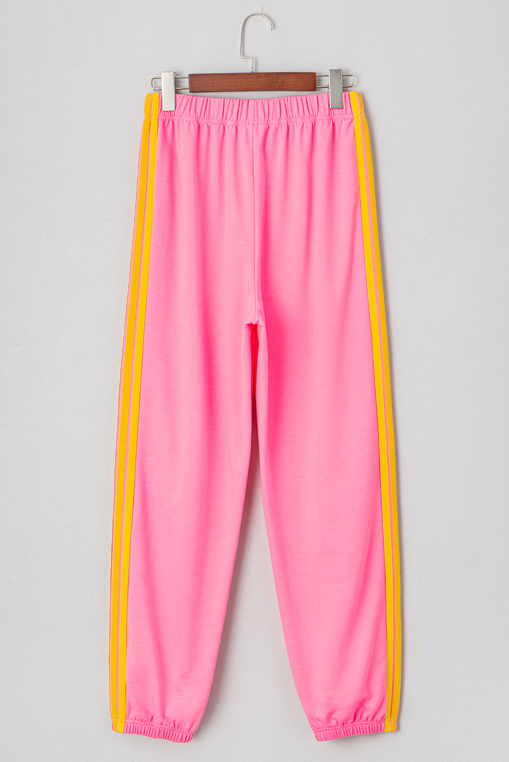 Pink Counting Rainbows High Waist Sweatpants-Bottoms/Pants & Culotte-[Adult]-[Female]-2022 Online Blue Zone Planet