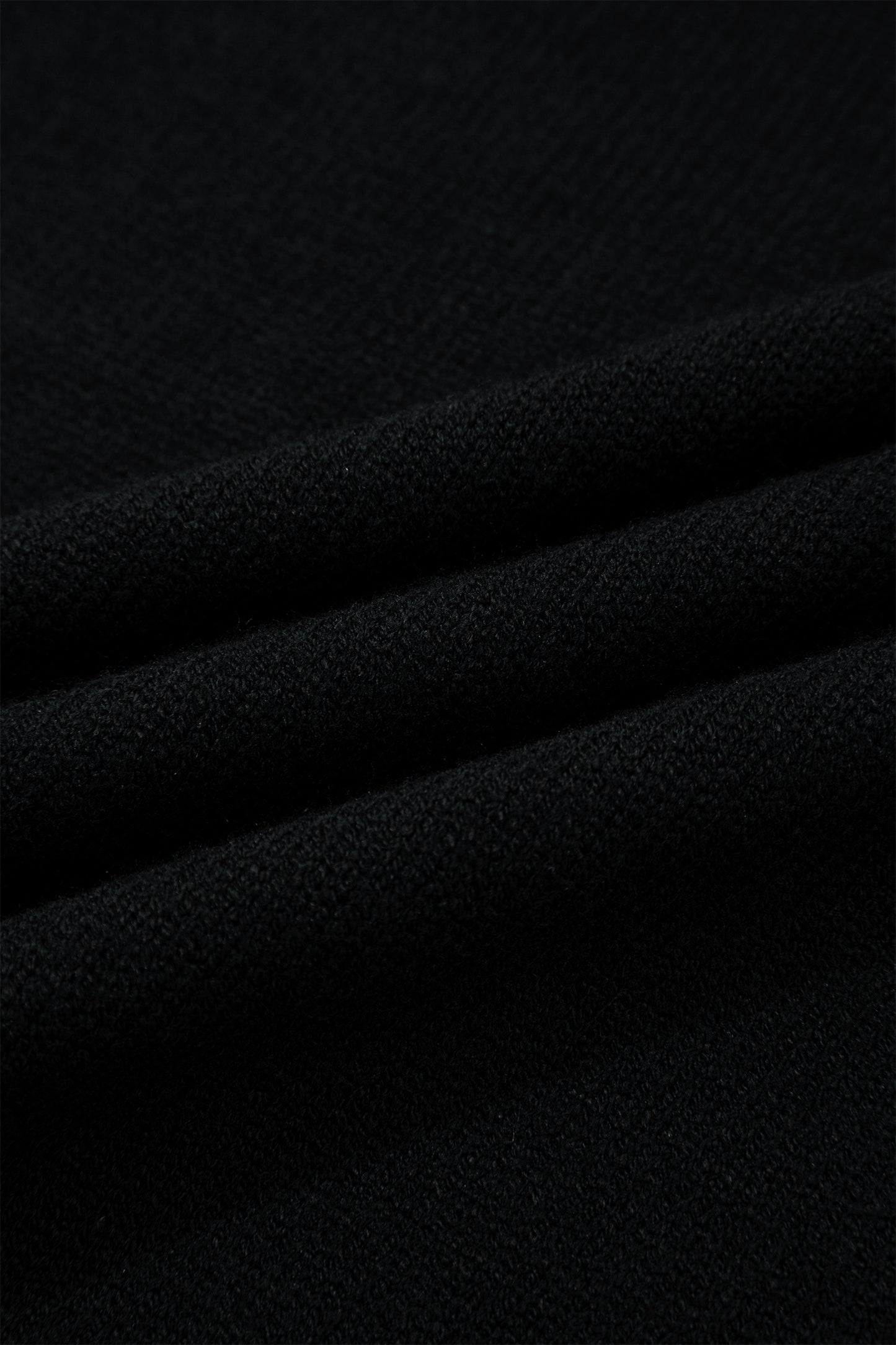 Black Solid Color Knit Contrast Denim Patchwork Collar Sweater Vest-TOPS / DRESSES-[Adult]-[Female]-2022 Online Blue Zone Planet